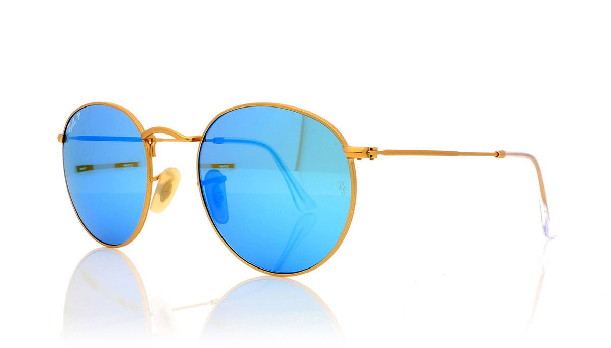 Ray-Ban ROUND METAL RB3447 Gold 112/4L Sunglasses