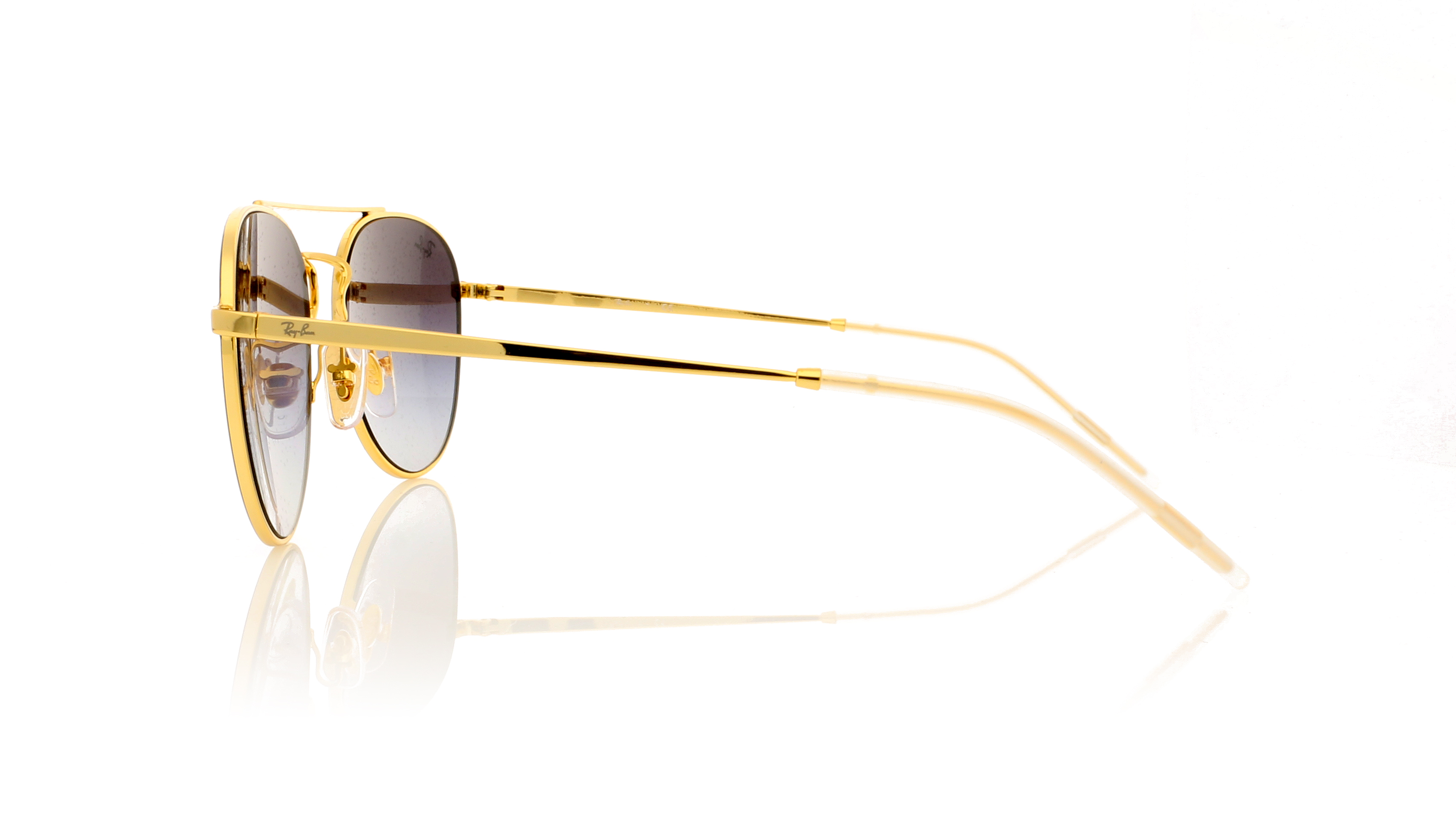 Ray-Ban 0RB3589 RB3589 Black On Gold 90548G Sunglasses