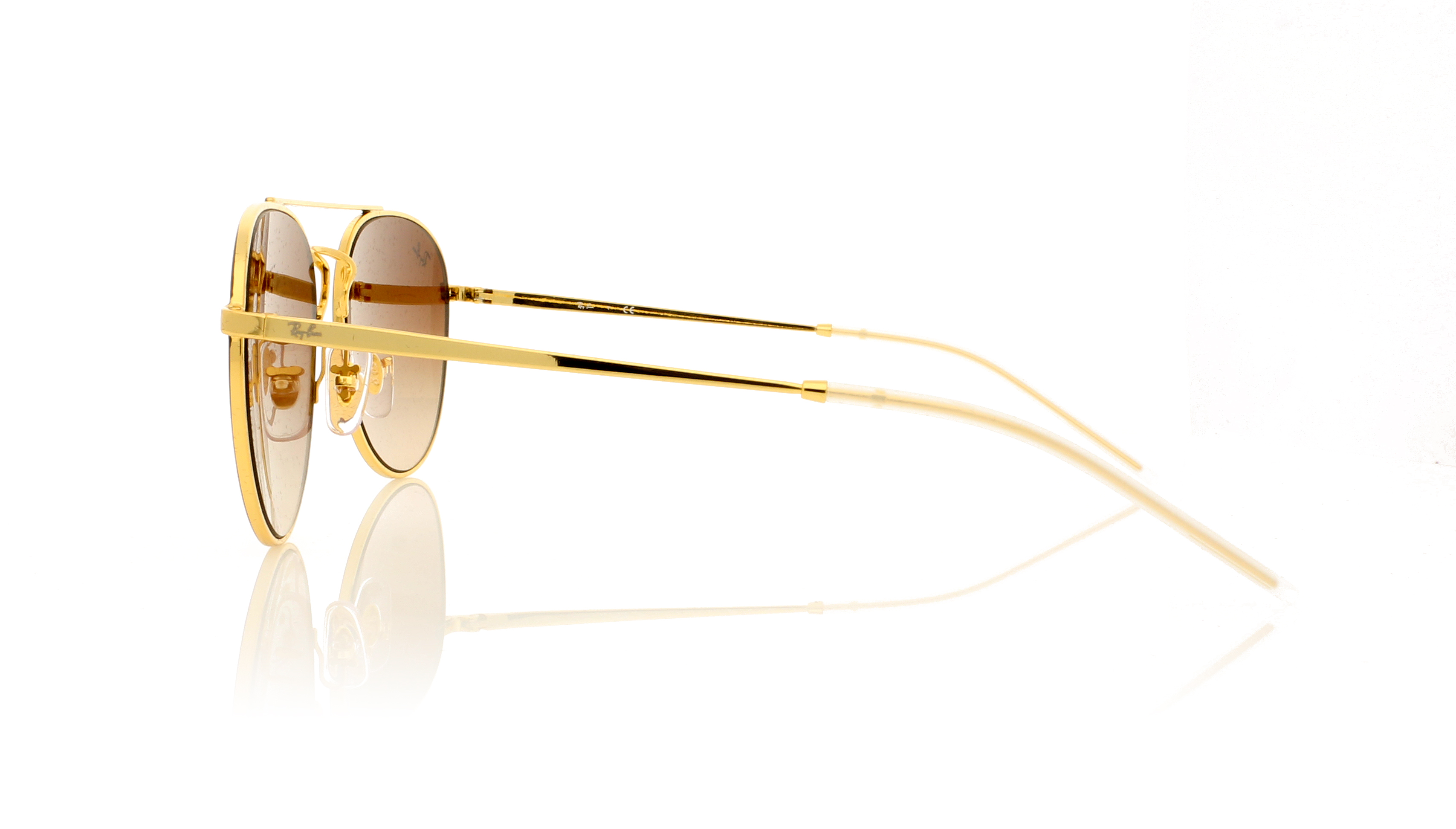 Ray-Ban 0RB3589 RB3589 Brown On Gold 905513 Sunglasses
