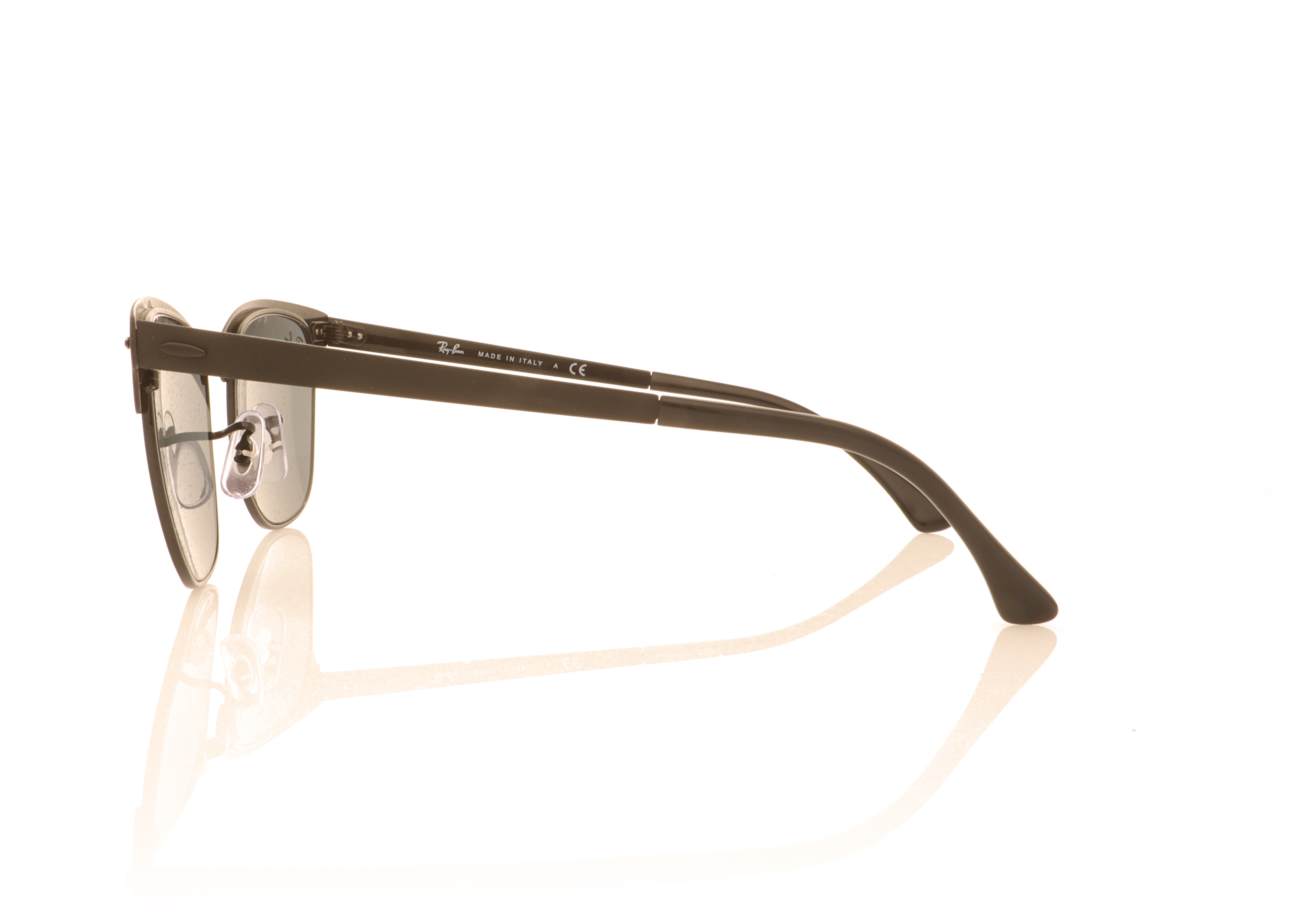 Ray-Ban CLUBMASTER METAL RB3716 Black 186/R5 Sunglasses