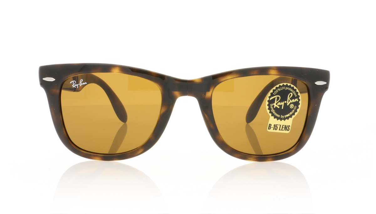 Ray-Ban FOLDING WAYFARER RB4105 Light Havana 710 Sunglasses