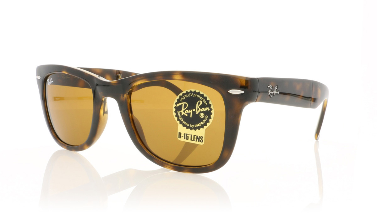 Ray-Ban FOLDING WAYFARER RB4105 Light Havana 710 Sunglasses