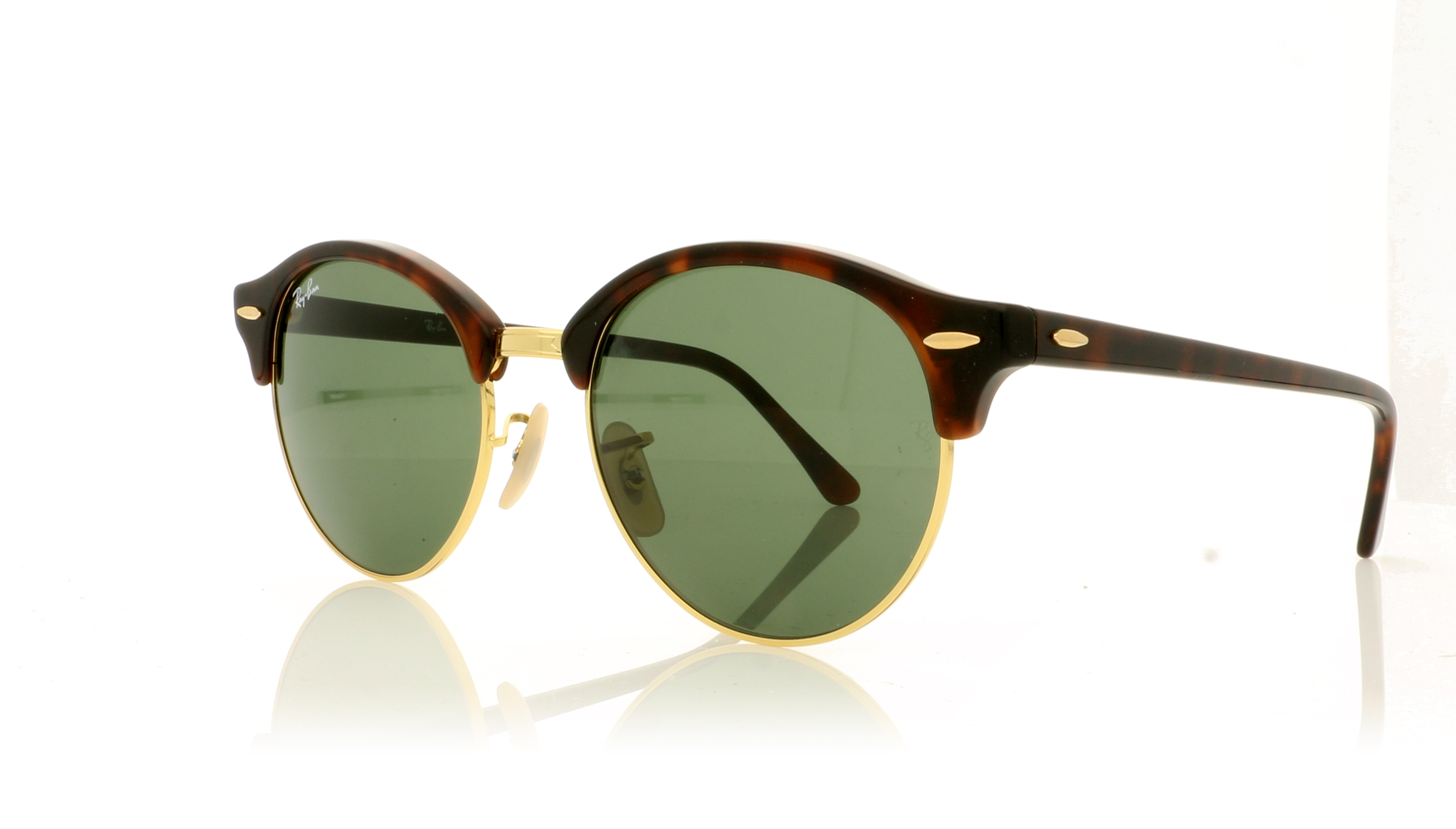 Ray-Ban CLUBROUND RB4246 Red Havana 990/58 Sunglasses