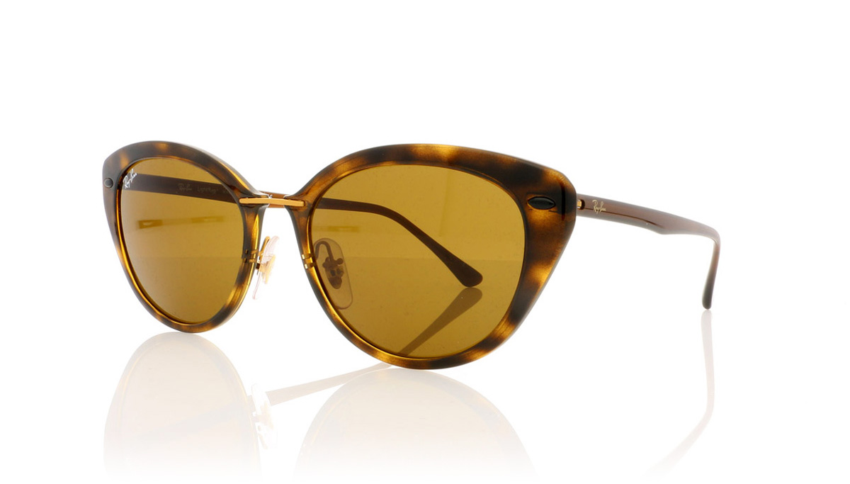 Ray-Ban RB 4250 0RB4250 Shiny Havana/Brown Lens 71073 Sunglasses