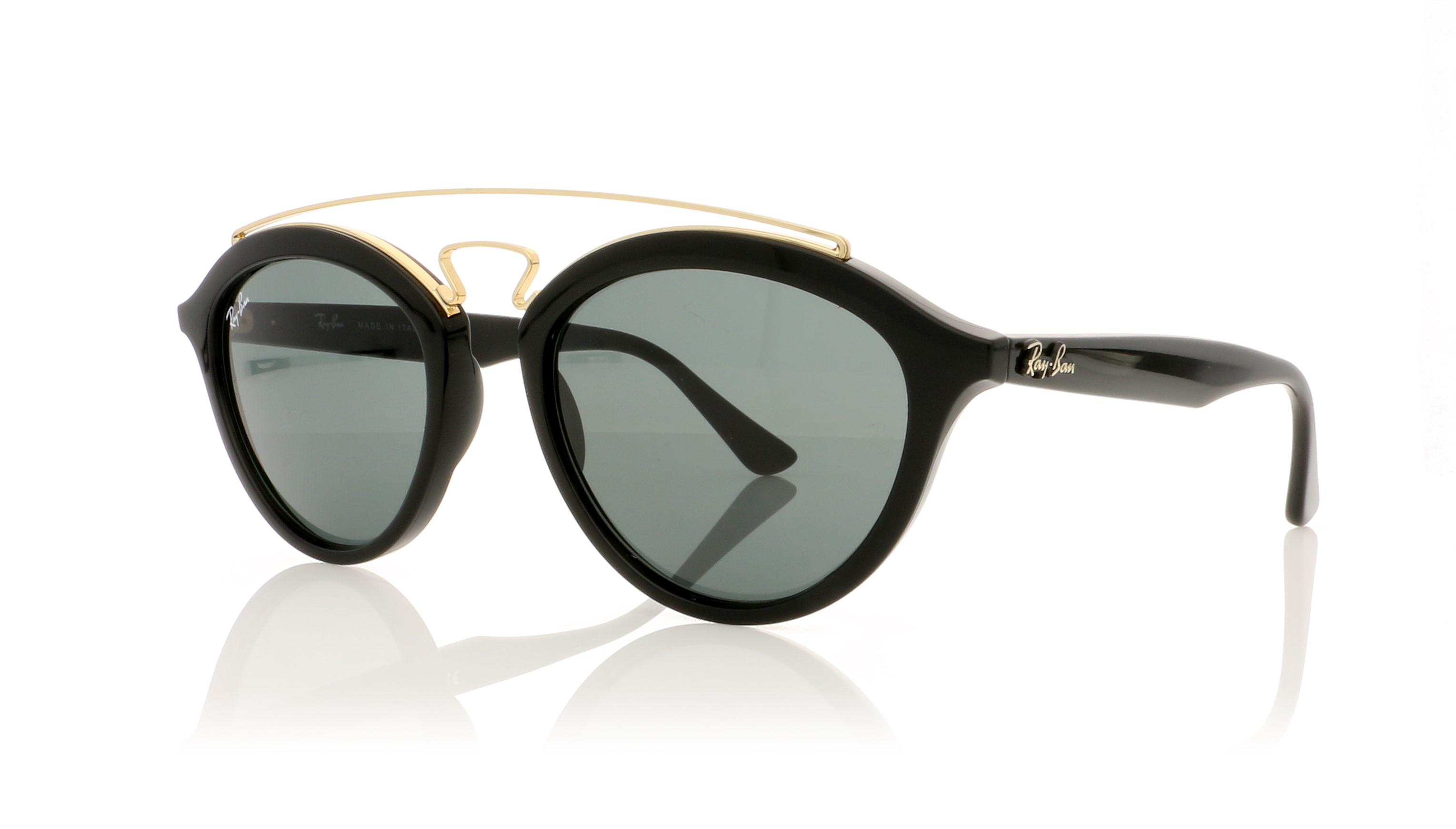 Ray-Ban RB4257 Black/dark green lenses 601/71 Sunglasses