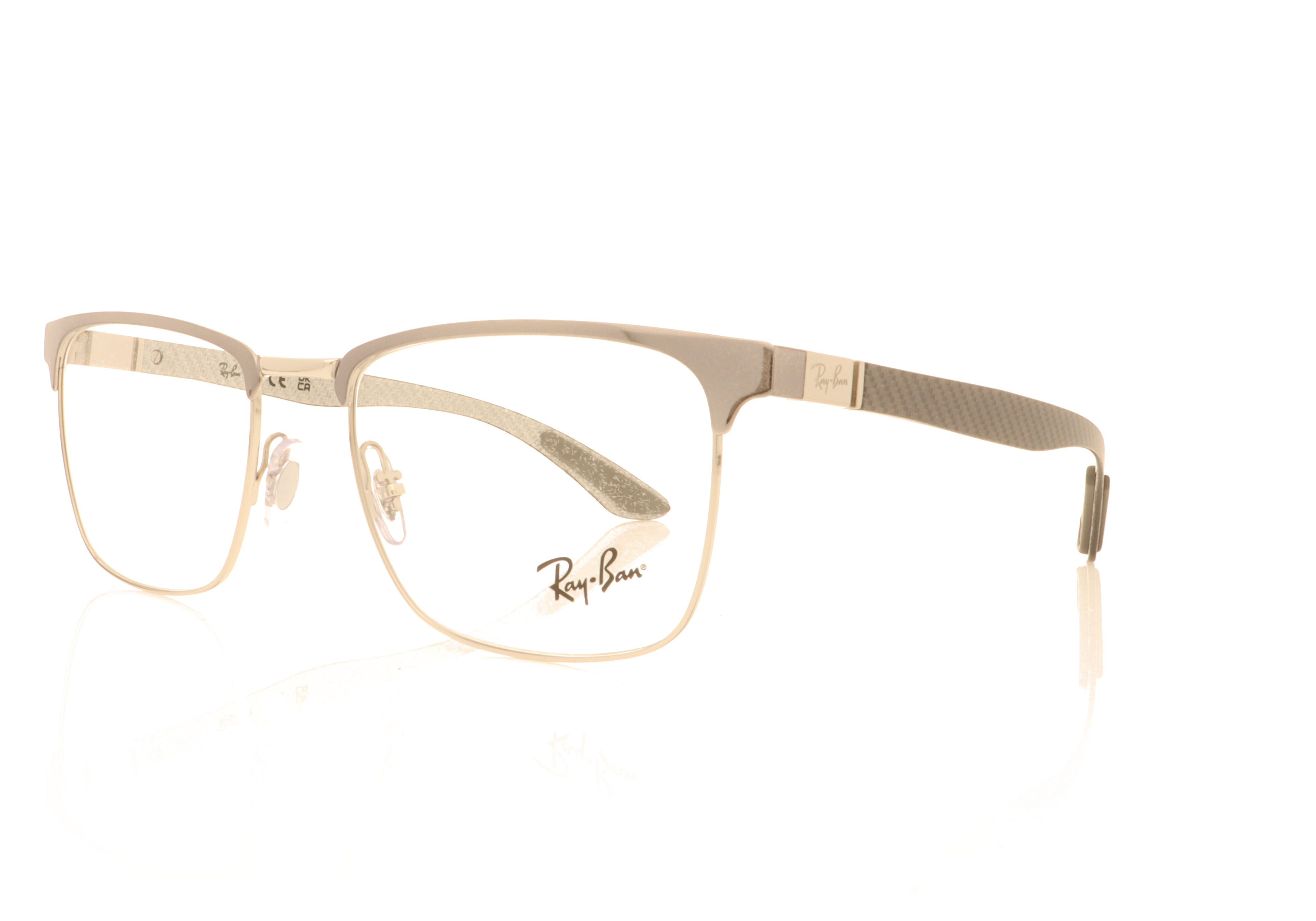 Ray-Ban RX8421 Grey On Silver 3125 Glasses
