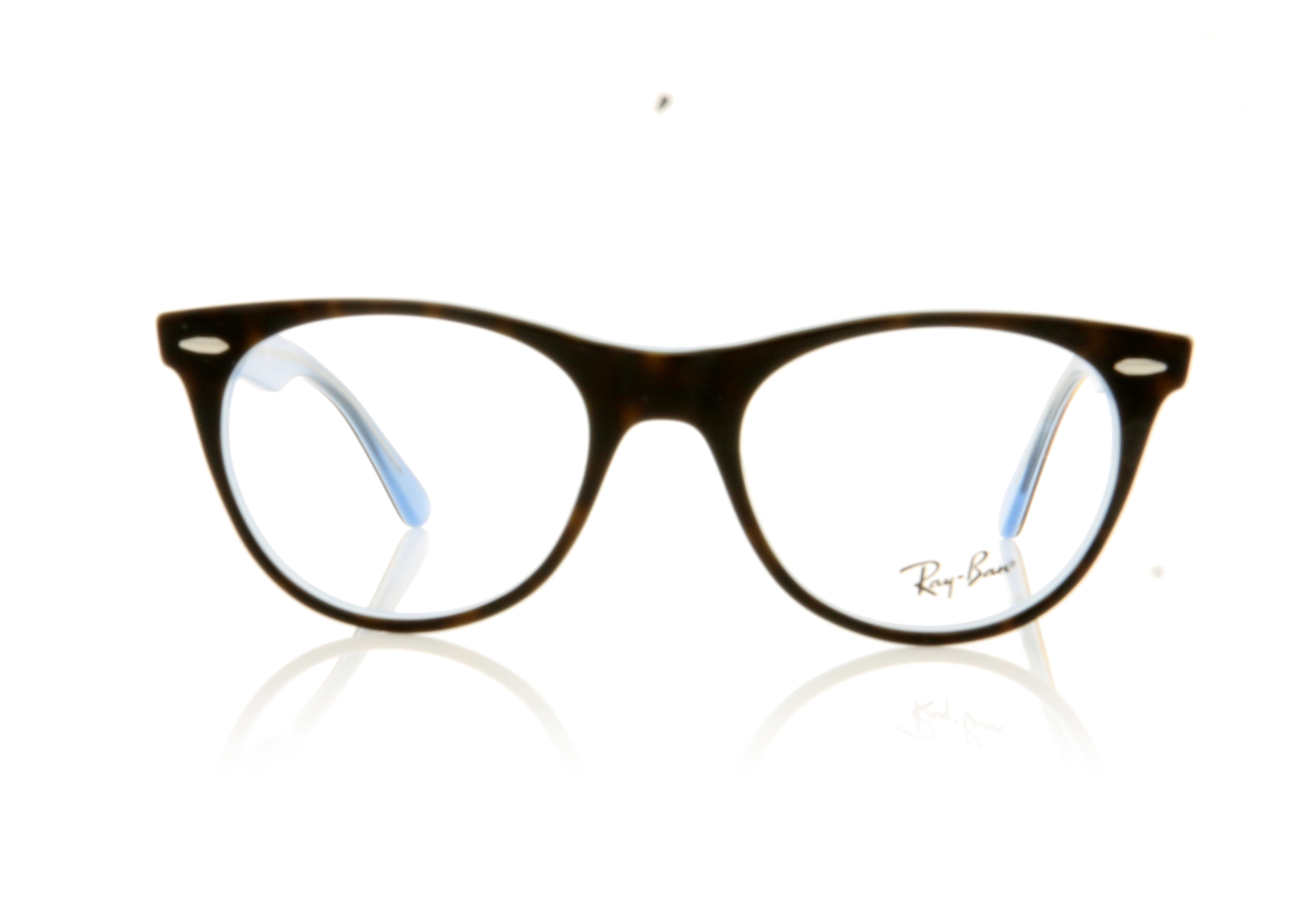 Ray-Ban Wayfarer Ii 0RX2185V Top Havana On Light Blue 5883 Glasses