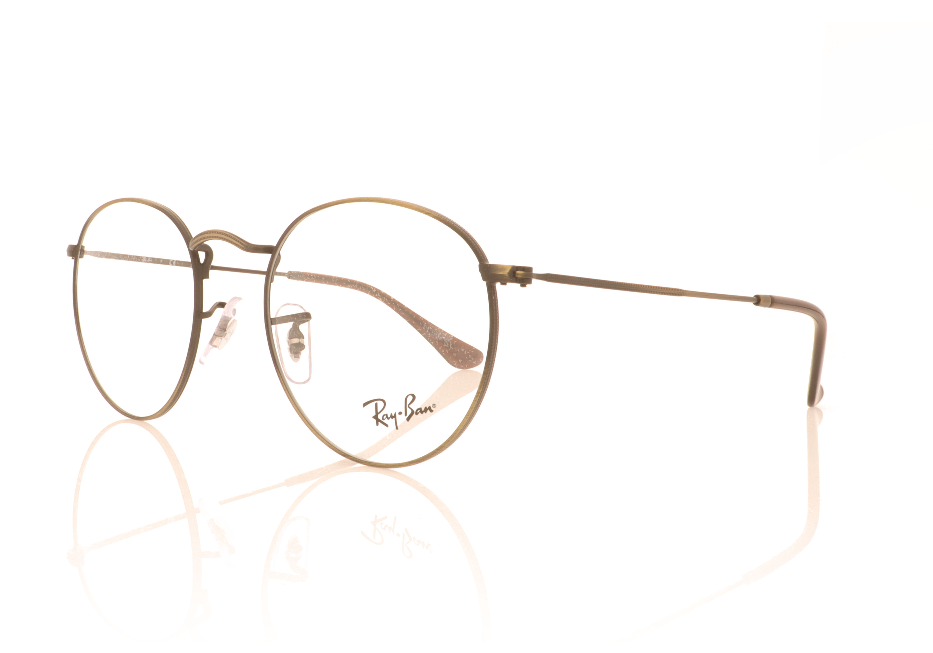 Ray-Ban Round Metal 0RX3447V Antique Gold 3117 Glasses
