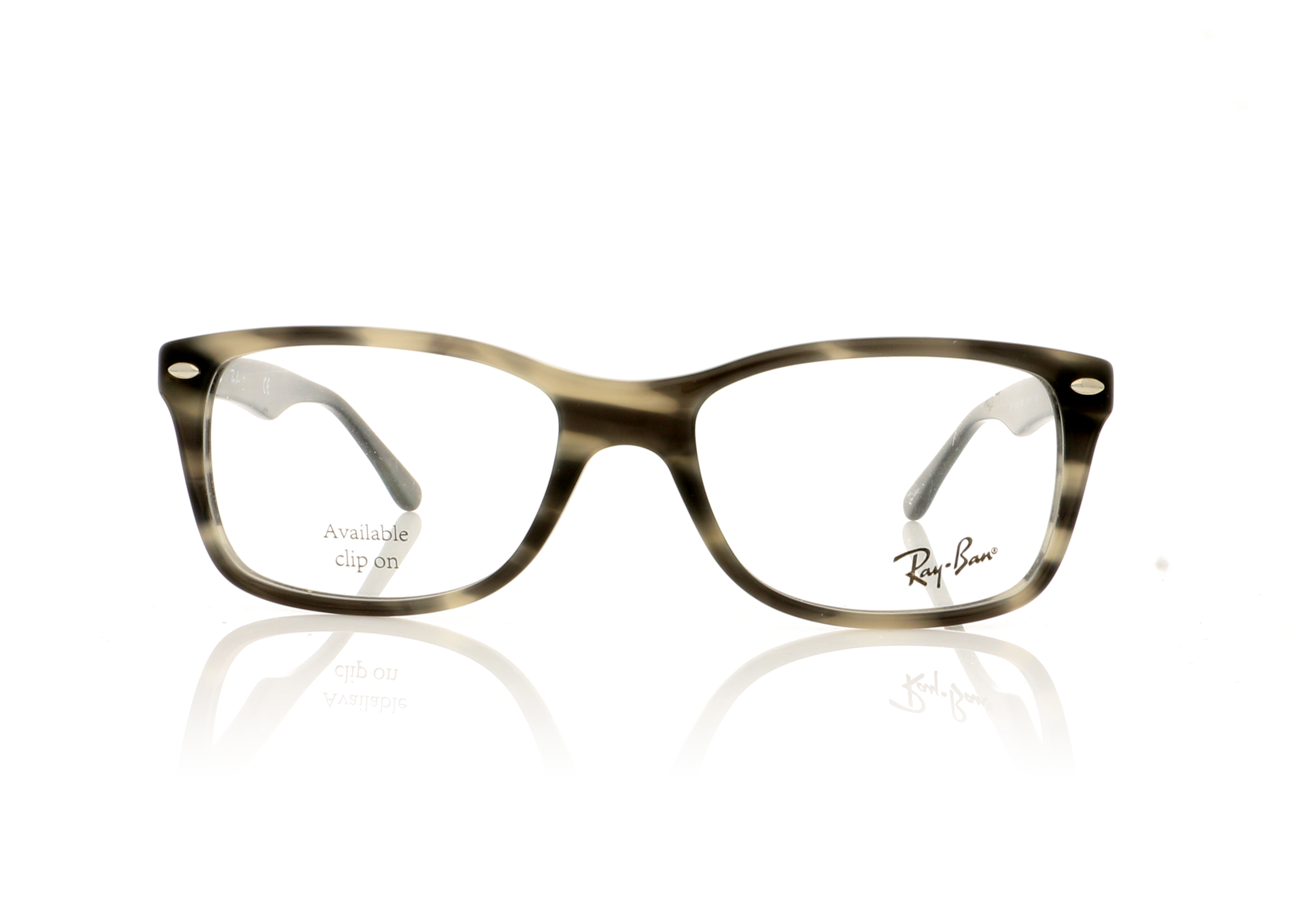 Ray-Ban 0RX5228 Grey Green Havana 5800 Glasses