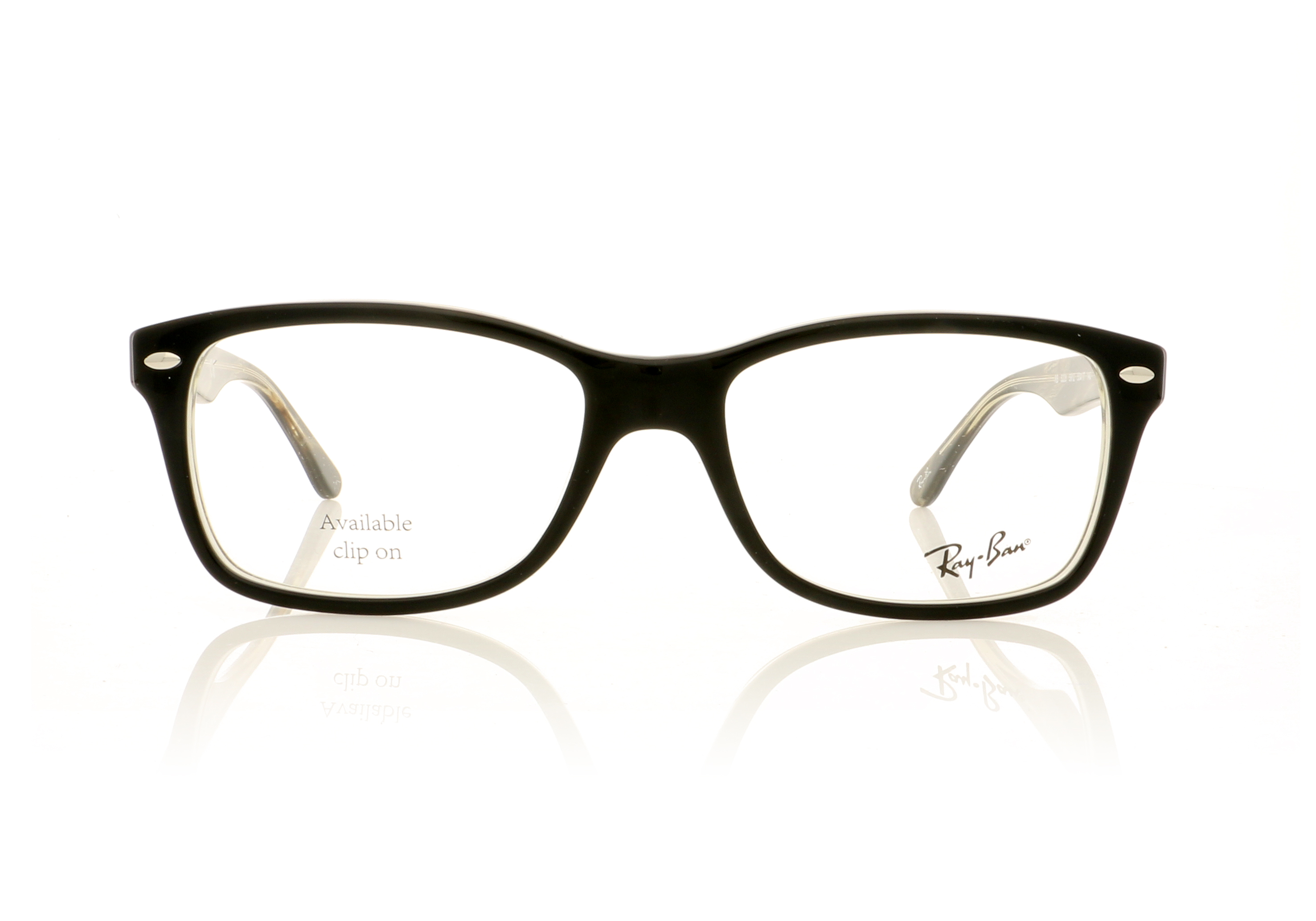 Ray-Ban 0RX5228 Top Black/Dark Brown/Yellow 5912 Glasses