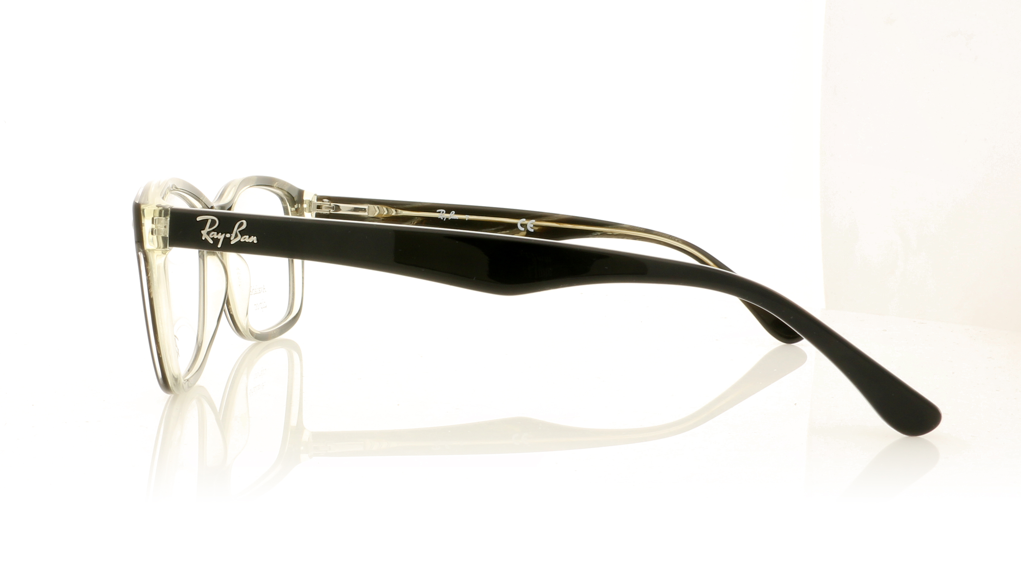 Ray-Ban 0RX5228 Top Black/Dark Brown/Yellow 5912 Glasses