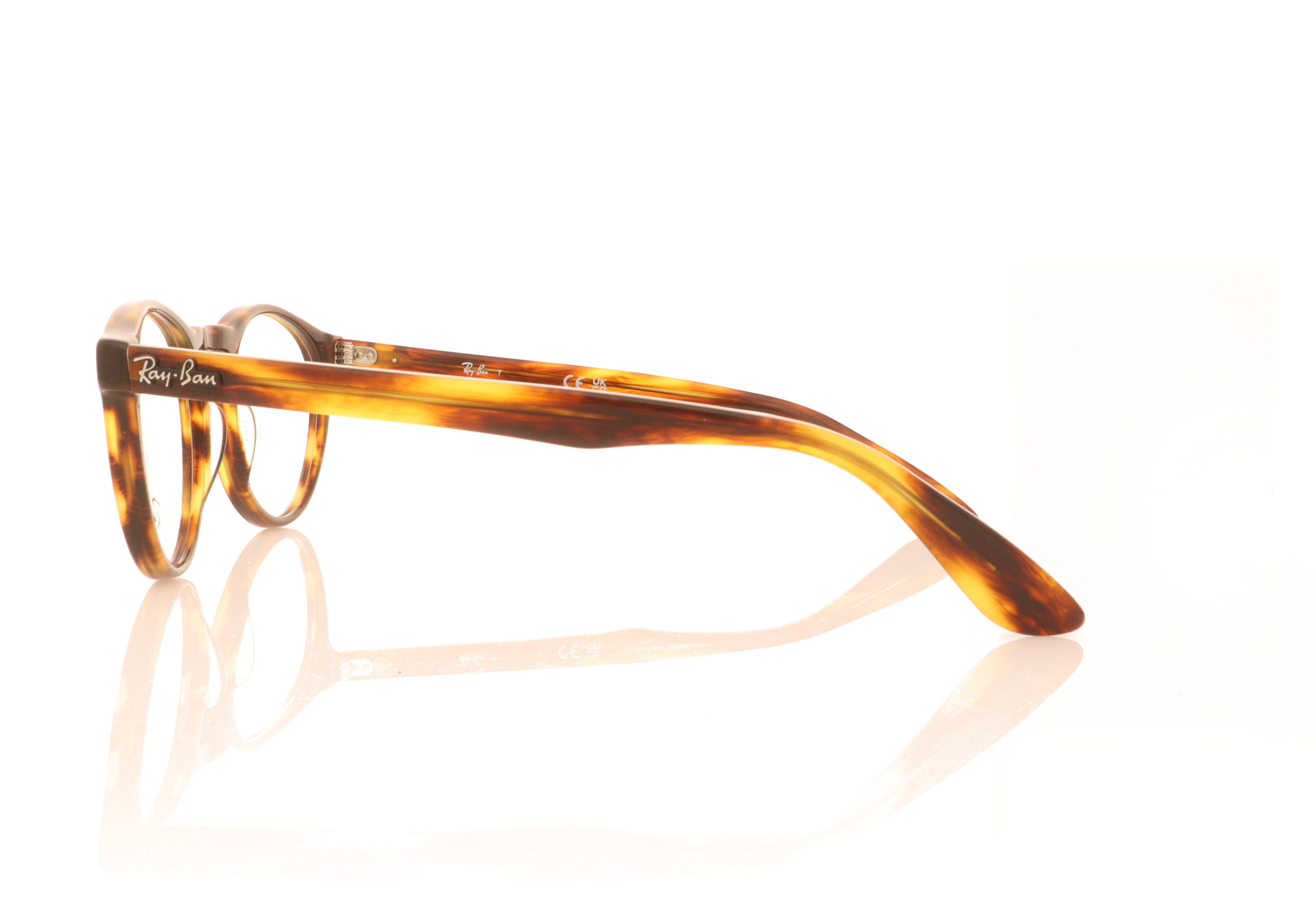 Ray-Ban RX5283 Striped Havana 2144 Glasses