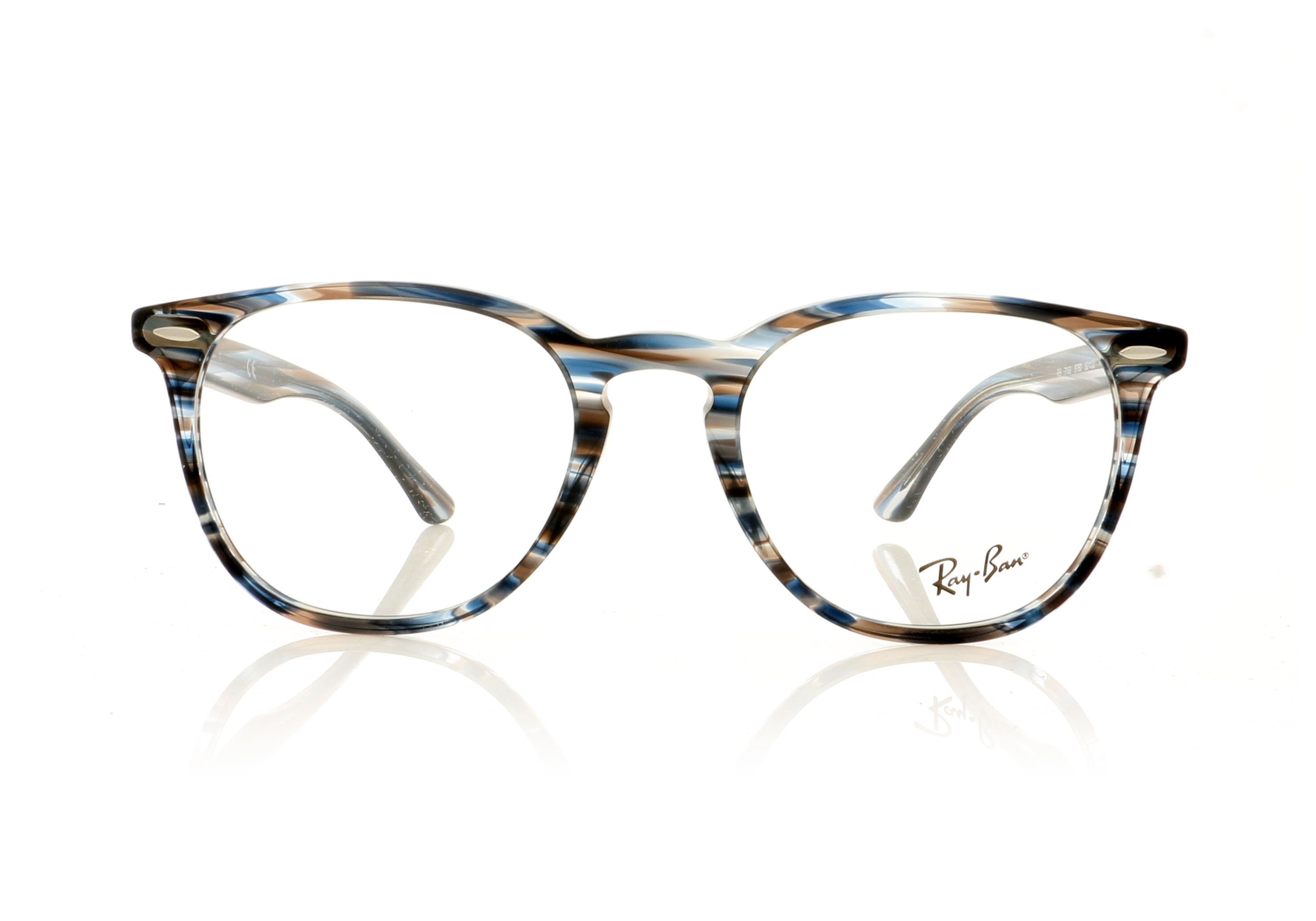 Ray-Ban RX7159 Striped Blue Grey 5750 Glasses