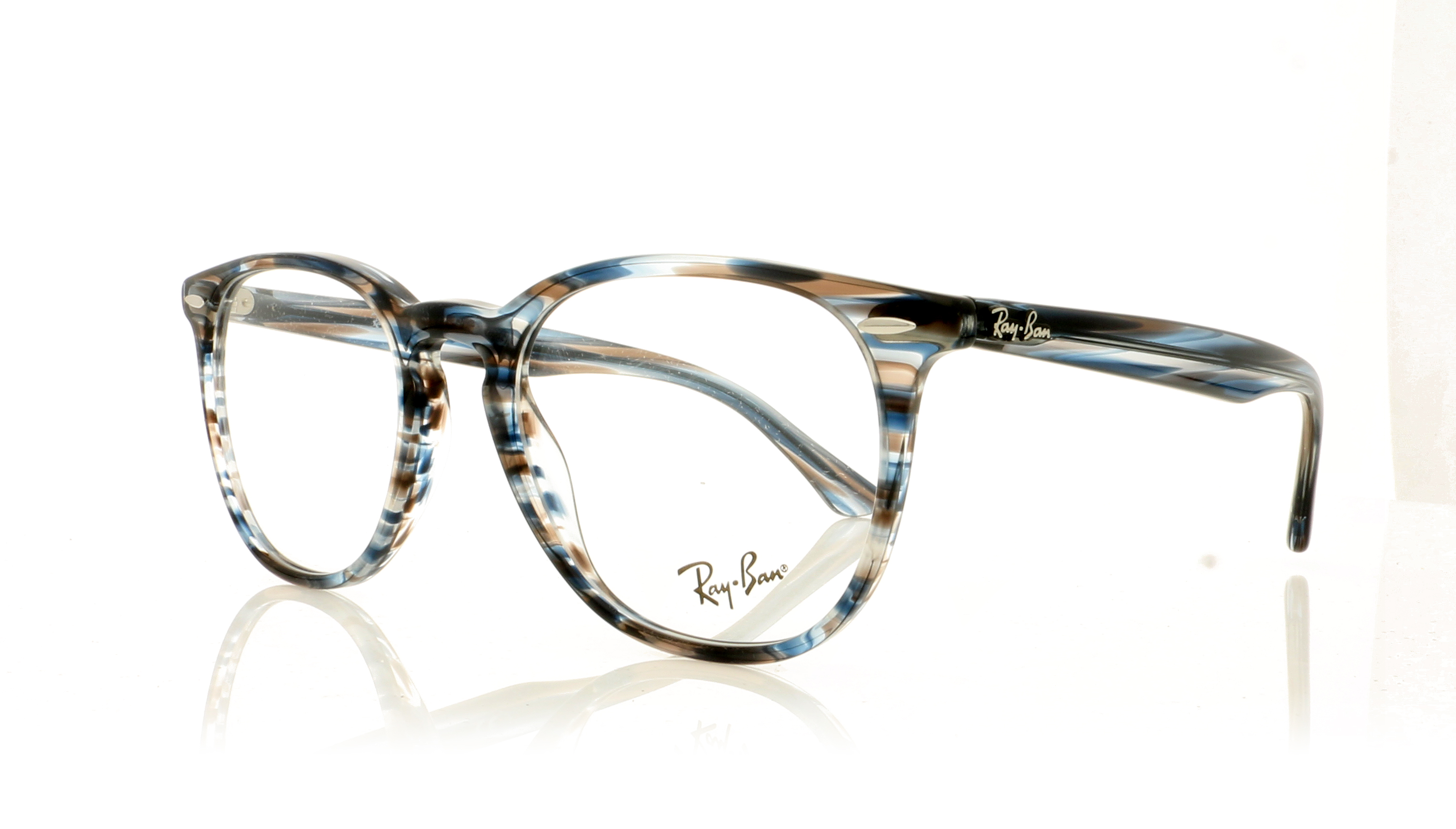 Ray-Ban RX7159 Striped Blue Grey 5750 Glasses