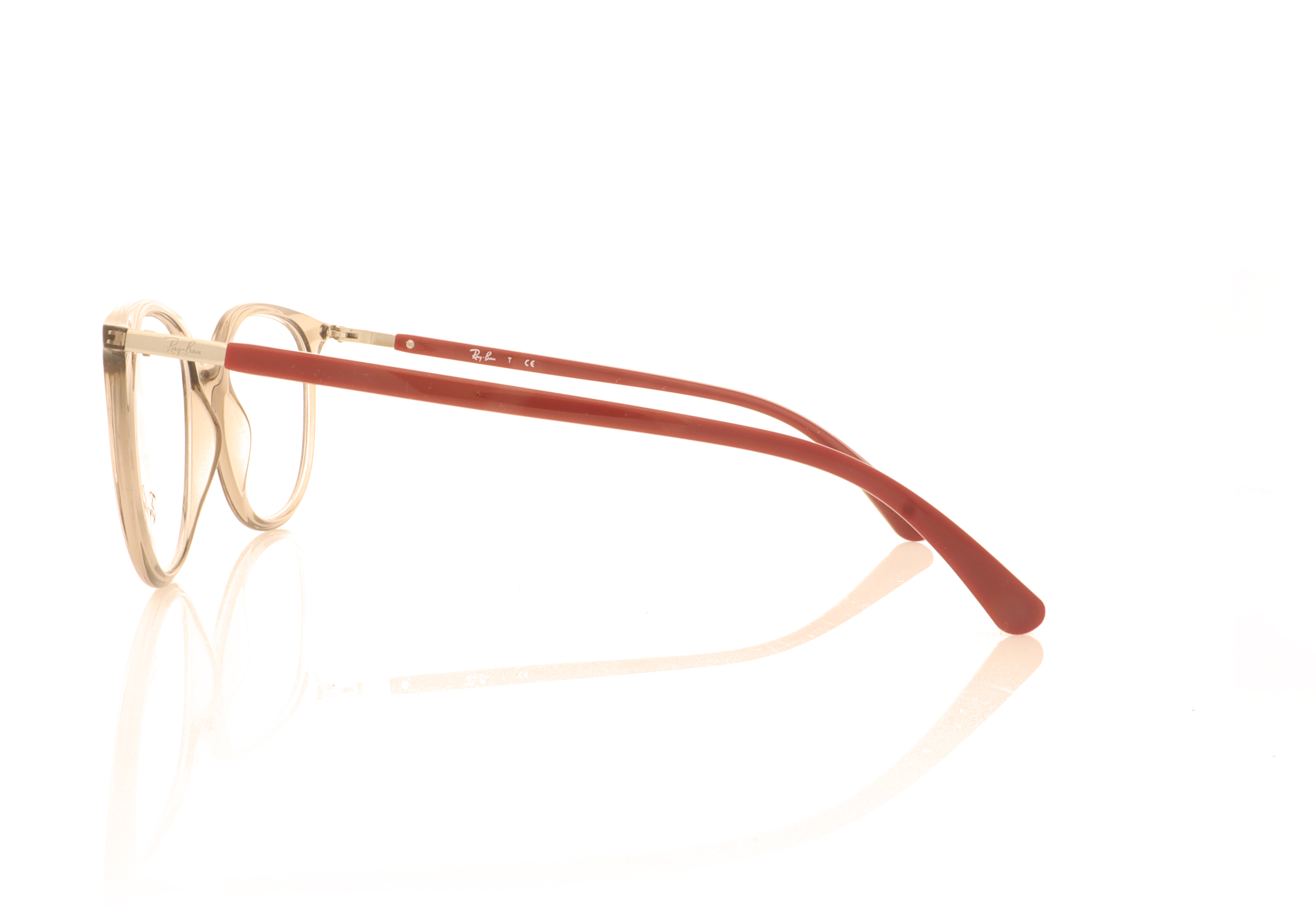 Ray-Ban 0RX7190 RX7190 Transparent Grey 8083 Glasses