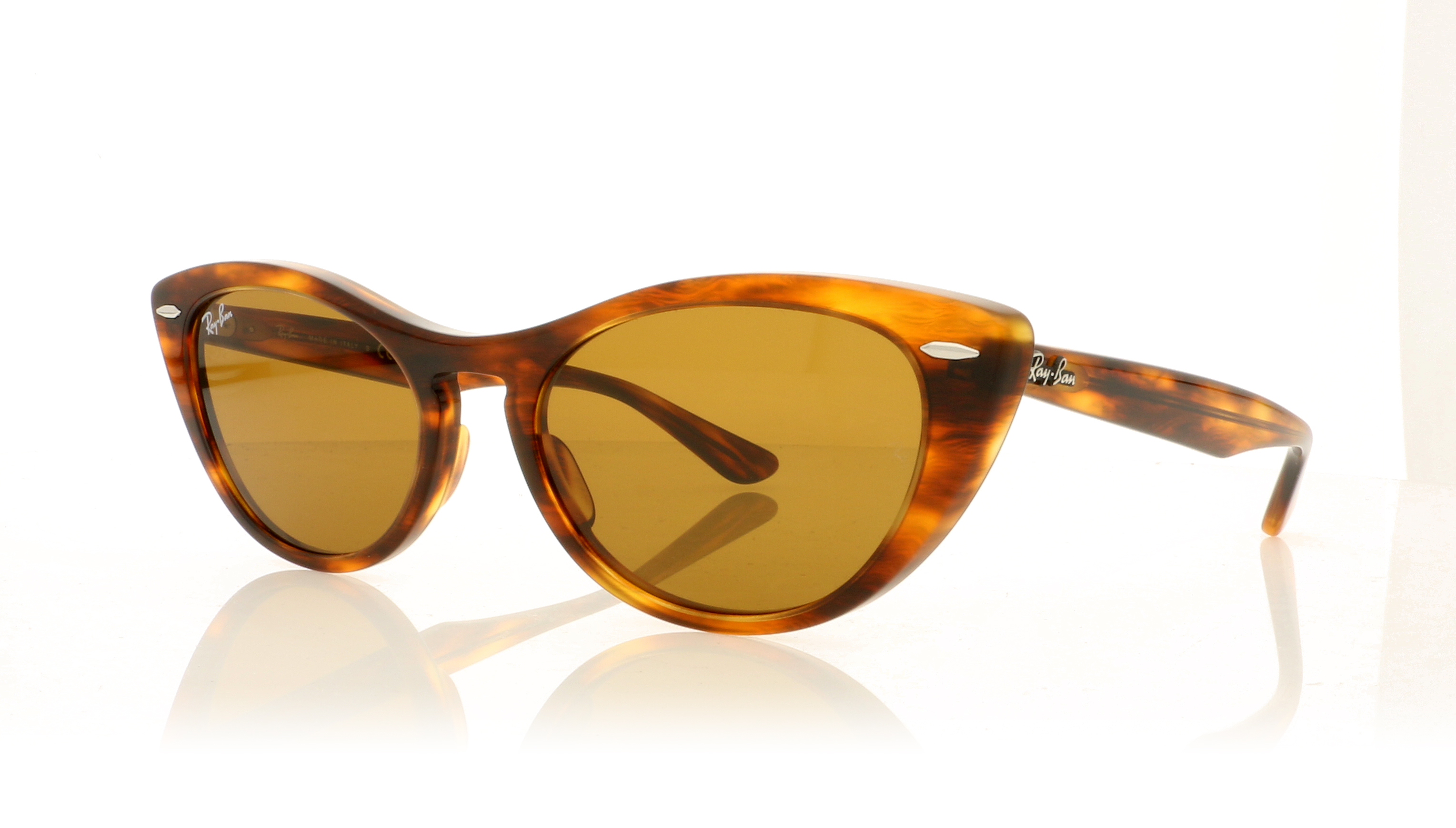 Ray-Ban NINA RB4314N Striped Havana 954/33 Sunglasses