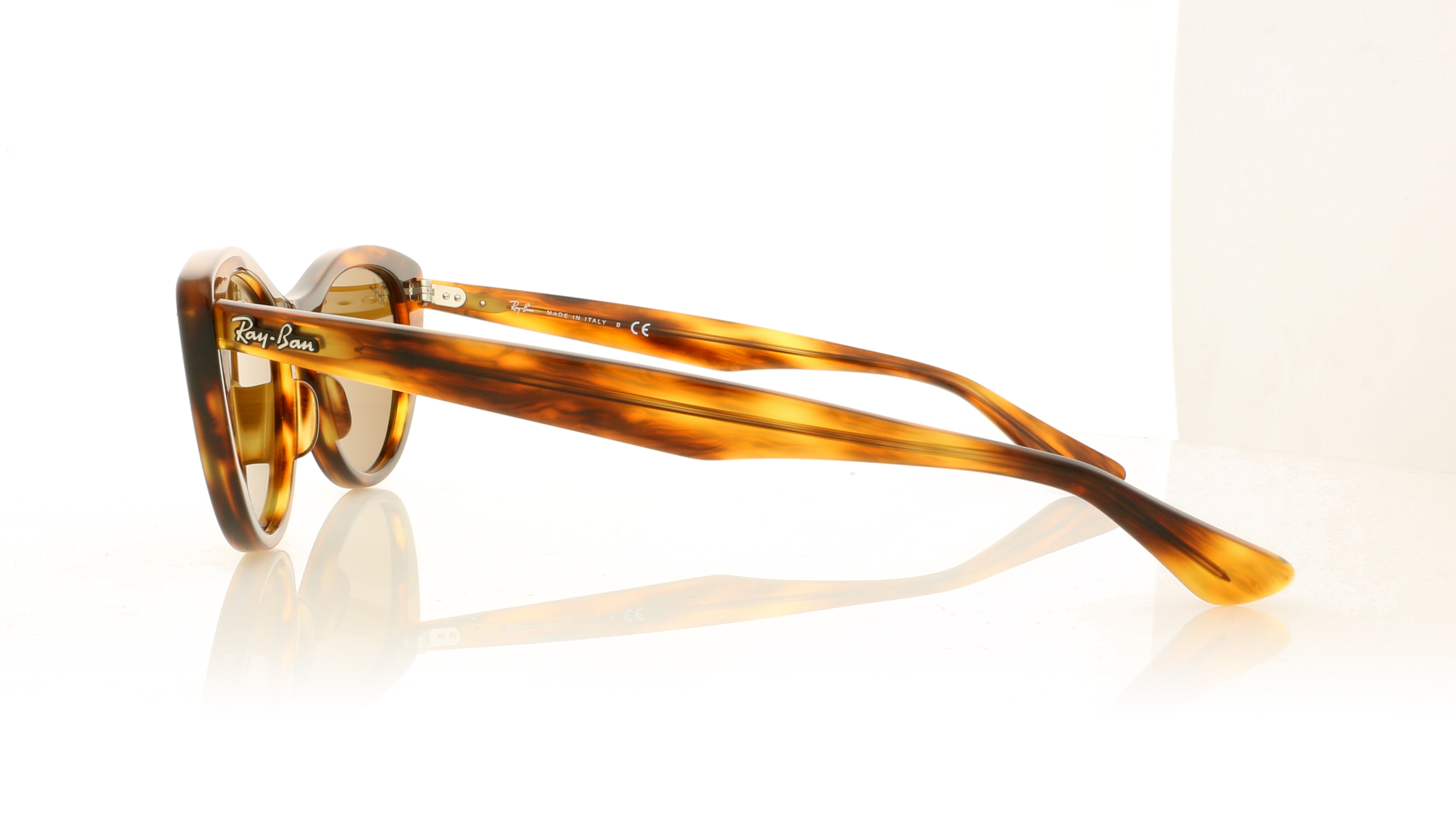 Ray-Ban NINA RB4314N Striped Havana 954/33 Sunglasses