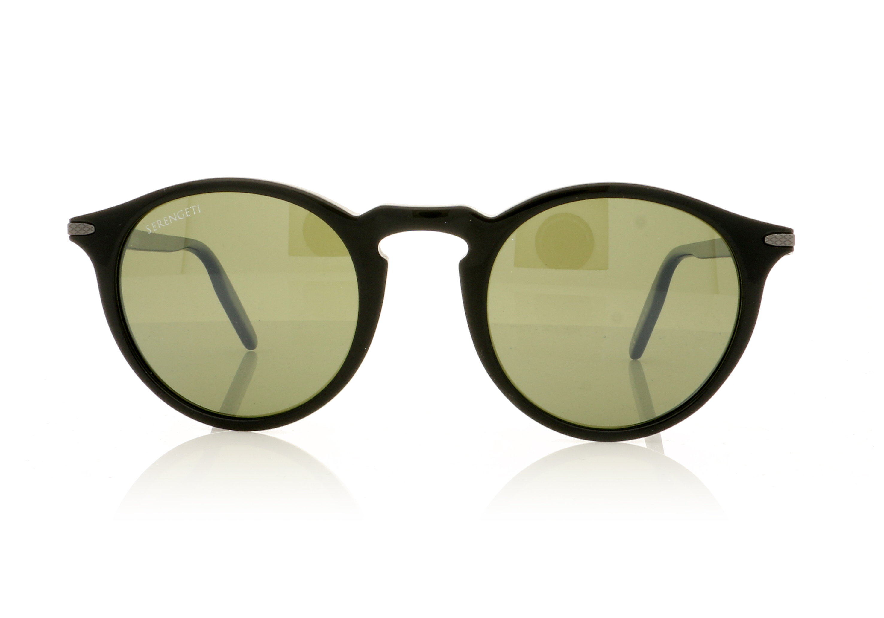 Serengeti Raffaele Shiny Black 8950 Sunglasses