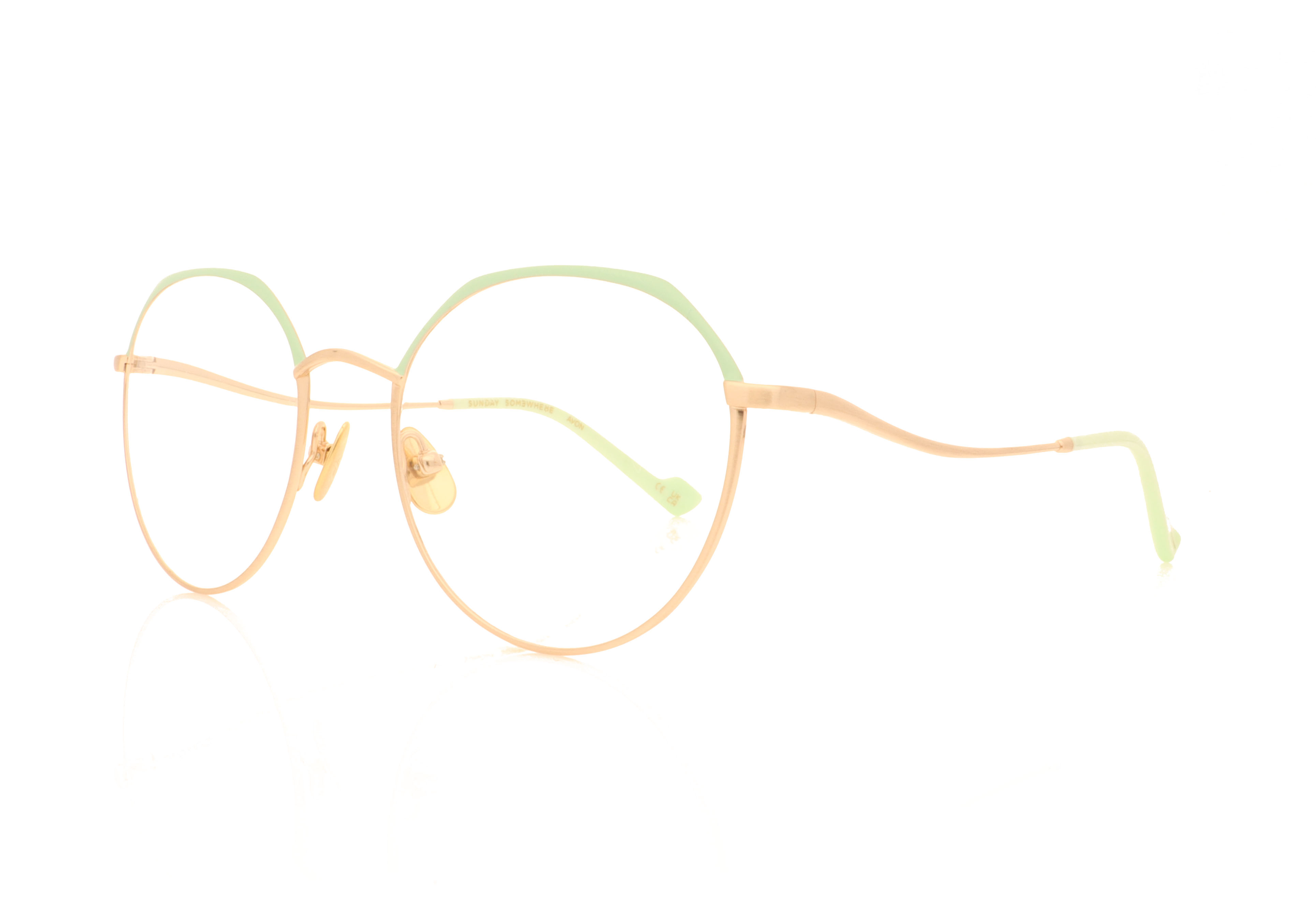 Sunday Somewhere OPT013 Gold C2 Glasses