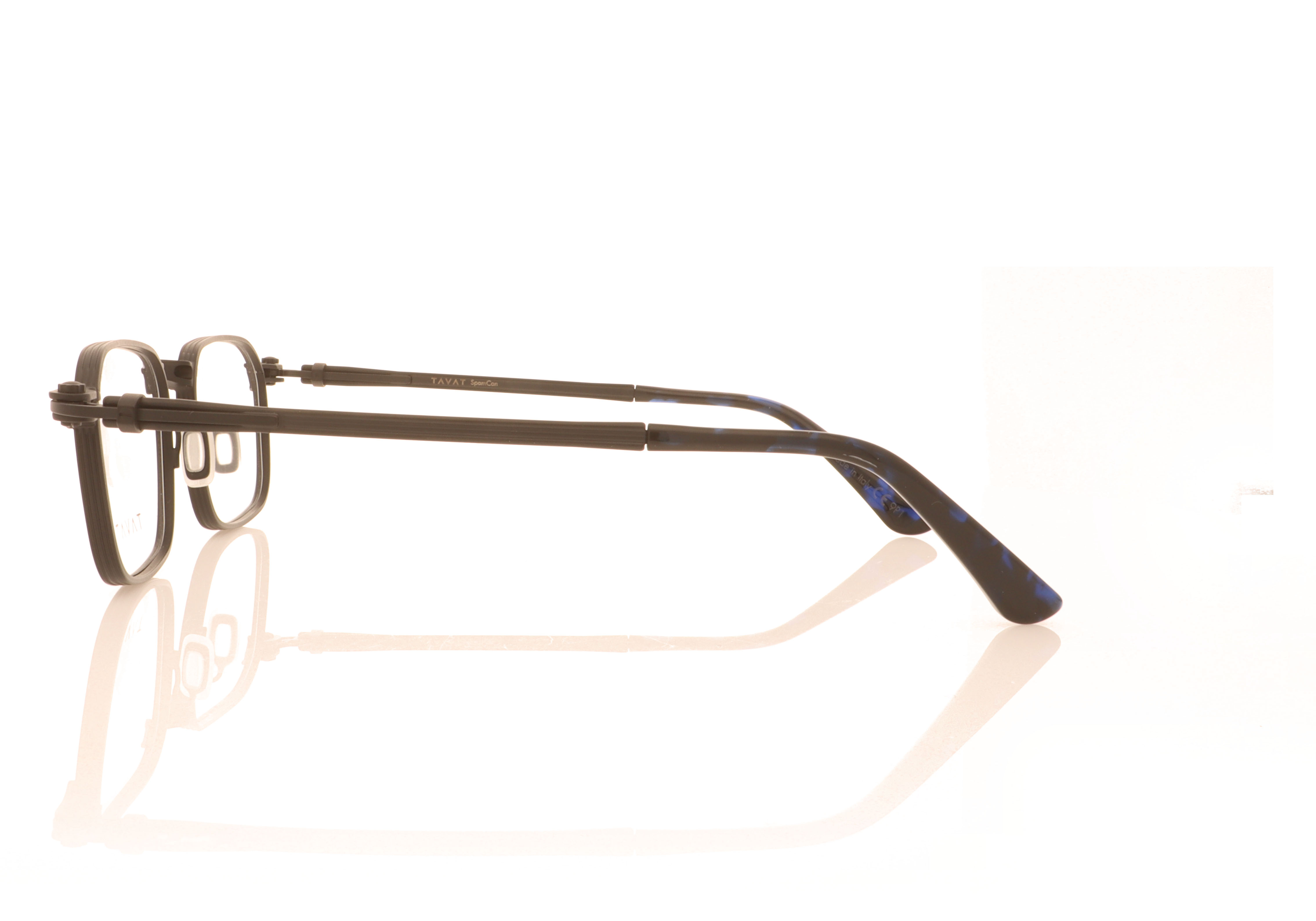 Tavat Spam Can Makani Black Chrome BCH Glasses