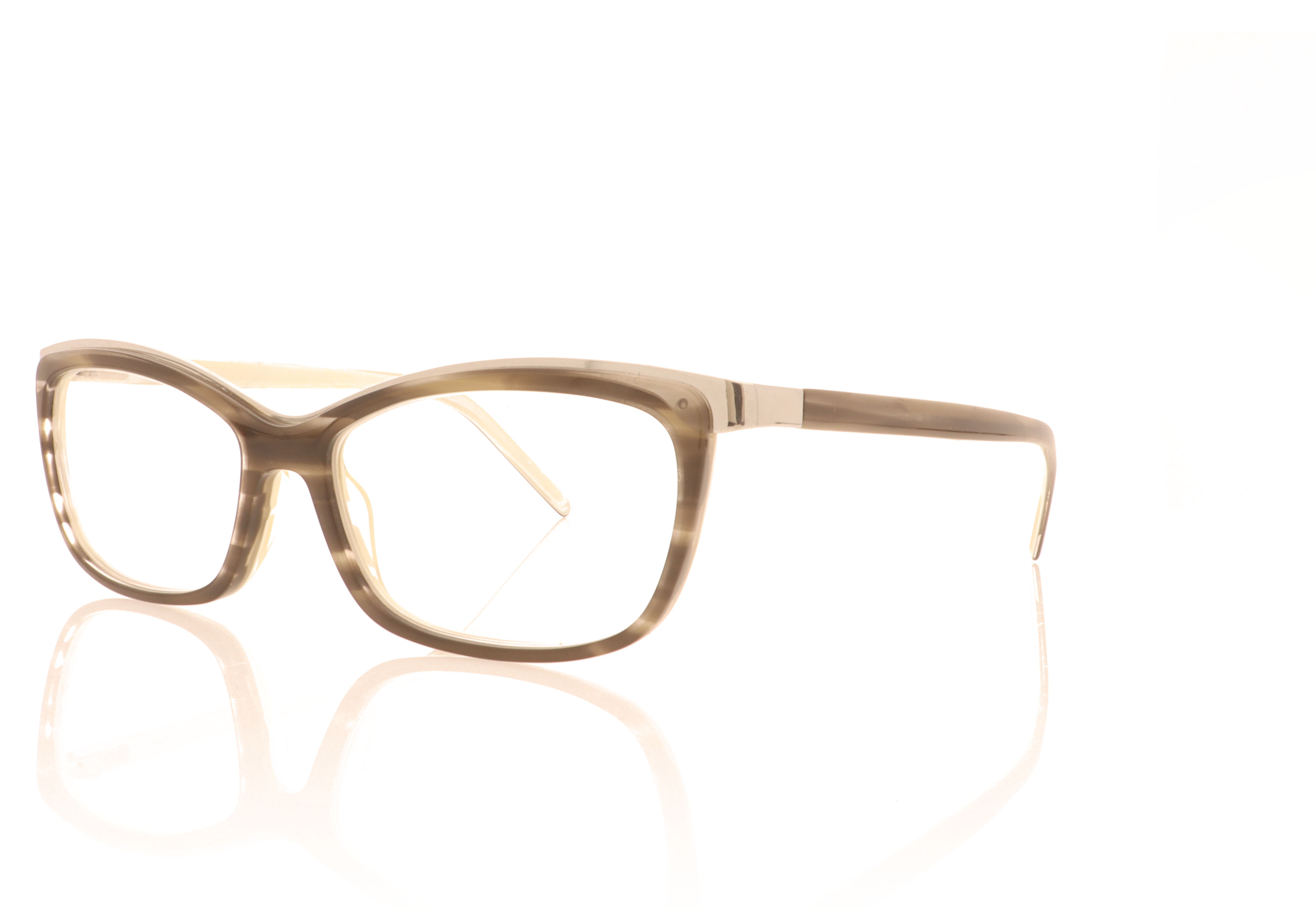 Tom Davies TD609 Tom Davies TD609 Polished Brown and White 1676 Glasses