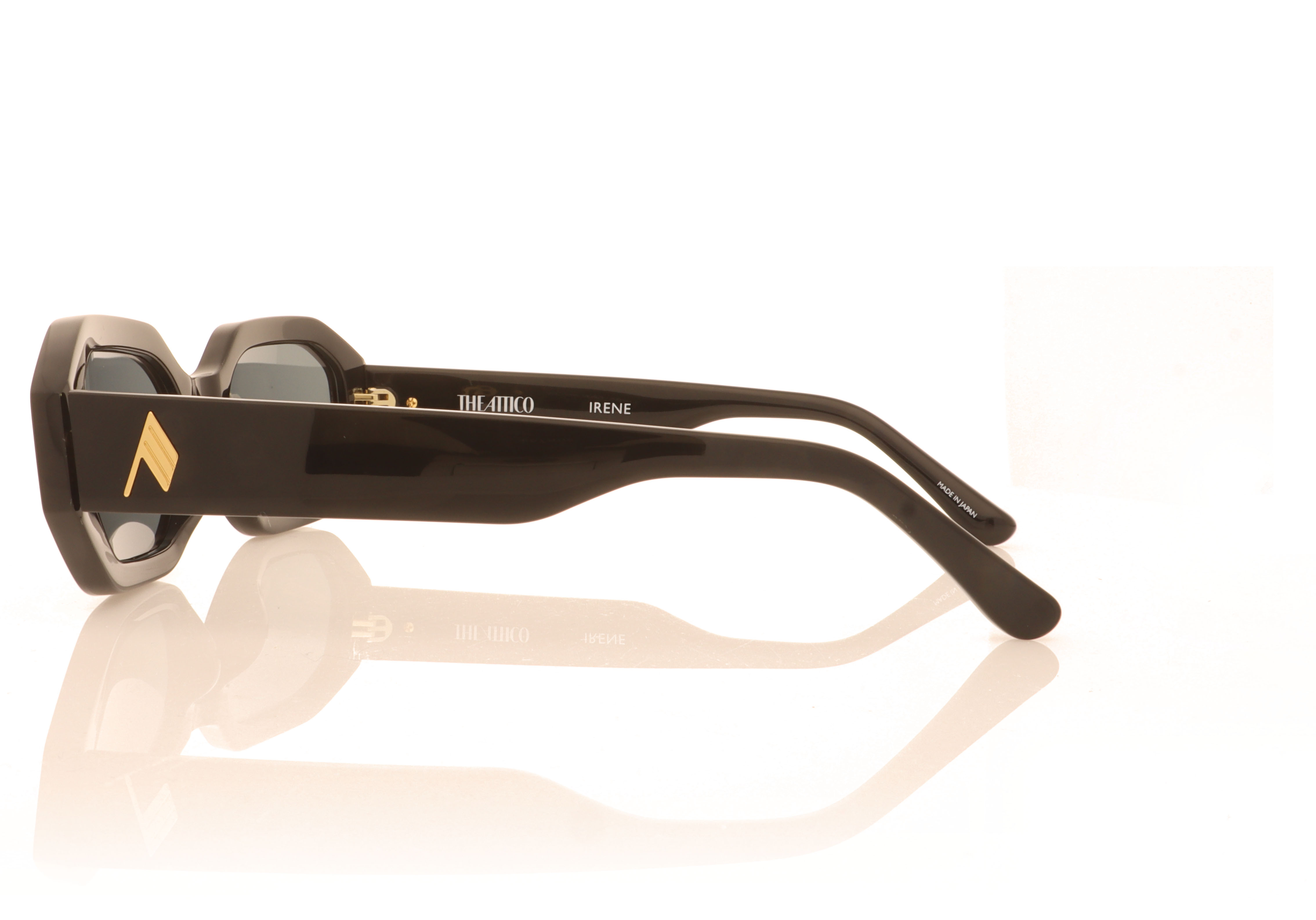 The Attico Irene Black C1 Sunglasses