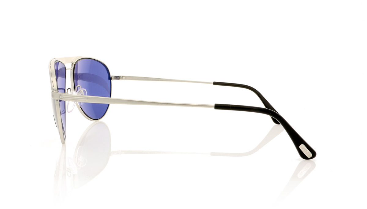 Tom Ford WILLIAM TF0207 Matte Palladium/Blue 17V Sunglasses