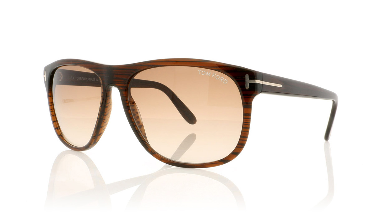 Tom Ford OLIVIER TF0236 Drk Brwn/Other/Grad Brown 50P Sunglasses