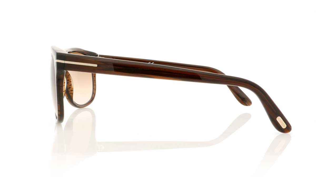 Tom Ford OLIVIER TF0236 Drk Brwn/Other/Grad Brown 50P Sunglasses