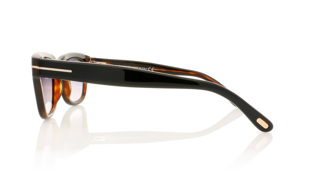 Tom Ford SNOWDON TF0237 Black/Tortoiseshell/Gradient Smoke Lenses 05B Sunglasses