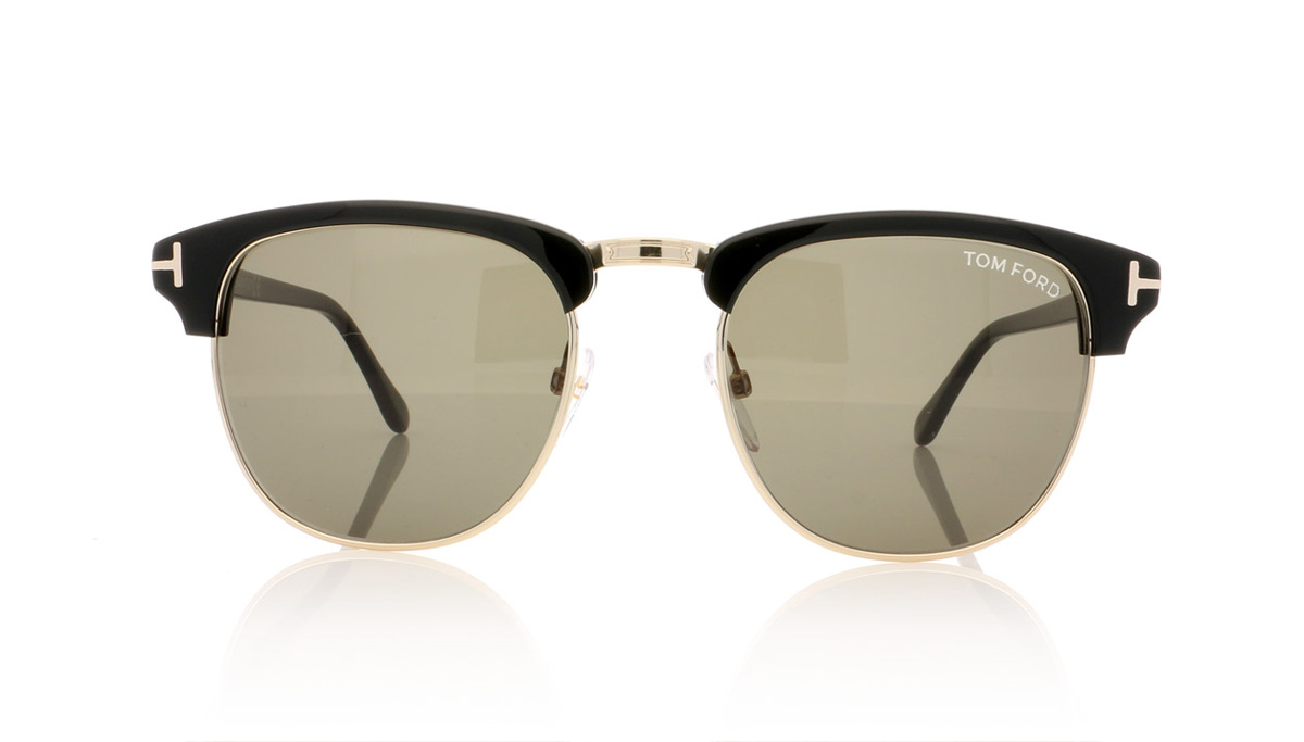 Tom Ford HENRY TF0248 Black/Othr/Grn 05N Sunglasses