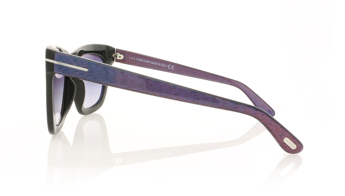 Tom Ford Celina TF361 Shiny Black/Smoke Lenses 01A Sunglasses