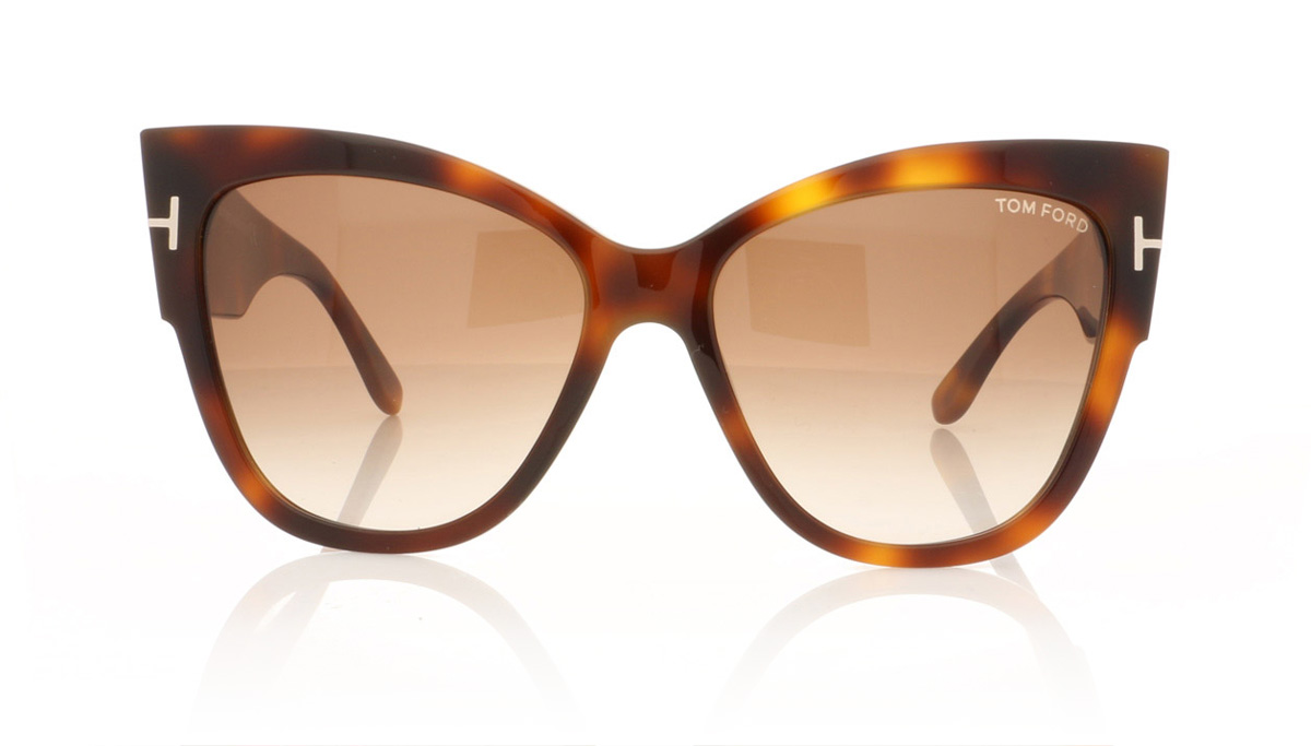 Tom Ford ANOUSHKA TF0371 Blonde Havana/Gradient Brown 53F Sunglasses