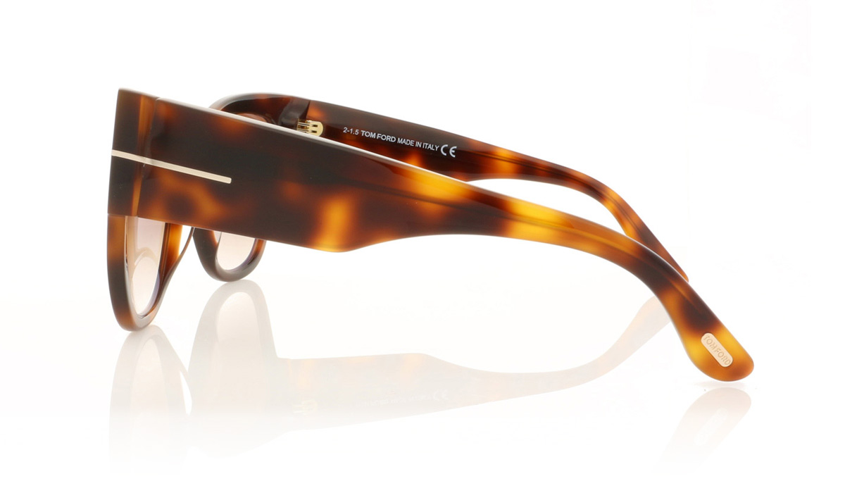 Tom Ford ANOUSHKA TF0371 Blonde Havana/Gradient Brown 53F Sunglasses