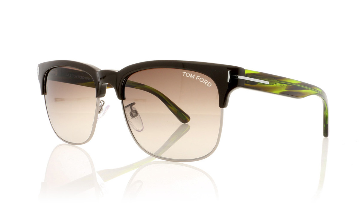 Tom Ford LOUIS TF0386 Shny Drk Brwn/Grad Rov 48K Sunglasses