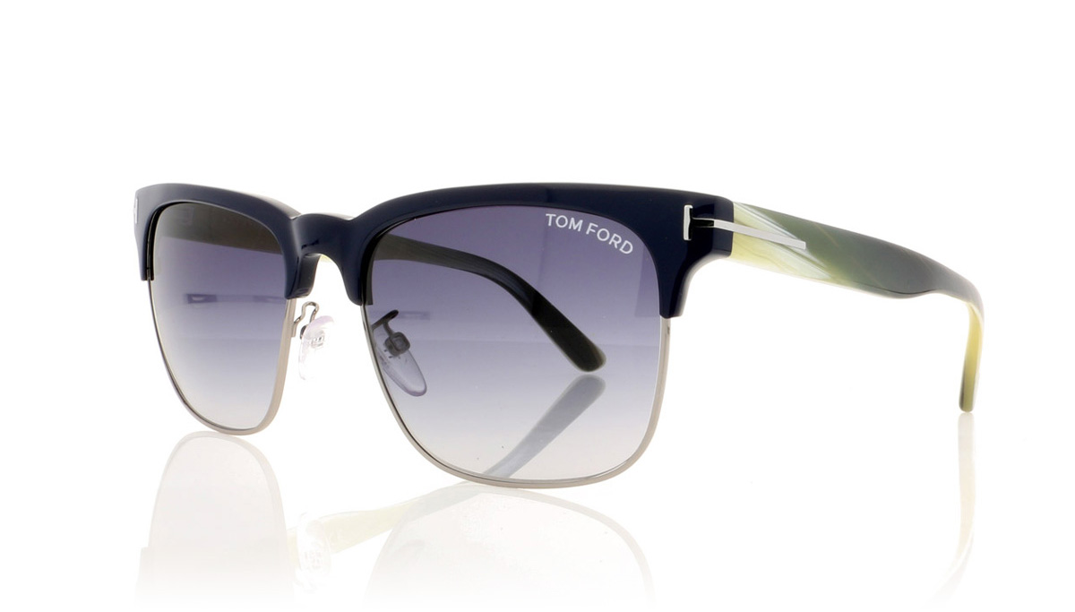 Tom Ford LOUIS TF0386 Turq/Other/Grad Blu 89W Sunglasses