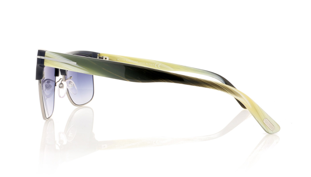 Tom Ford LOUIS TF0386 Turq/Other/Grad Blu 89W Sunglasses
