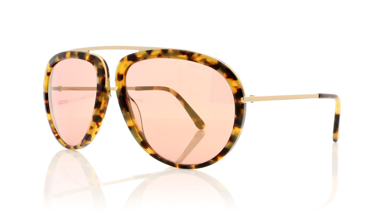 Tom Ford STACY TF0452 Blonde Havana Gradient 53Z Sunglasses