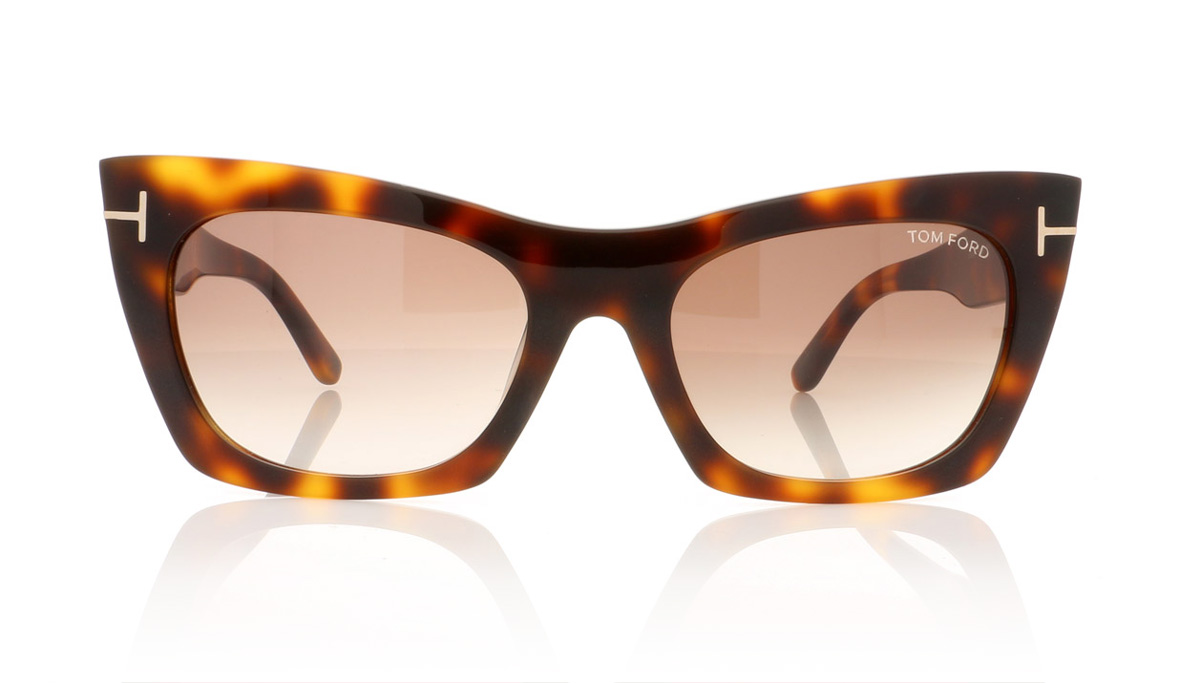 Tom Ford KASIA TF0459 Havana/Other/Gradient Brown 56F Sunglasses