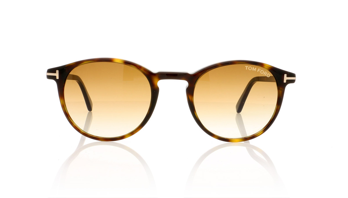 Tom Ford ANDREA-02 TF0539 Dark Havana/Brown Gradient Lenses 52F Sunglasses