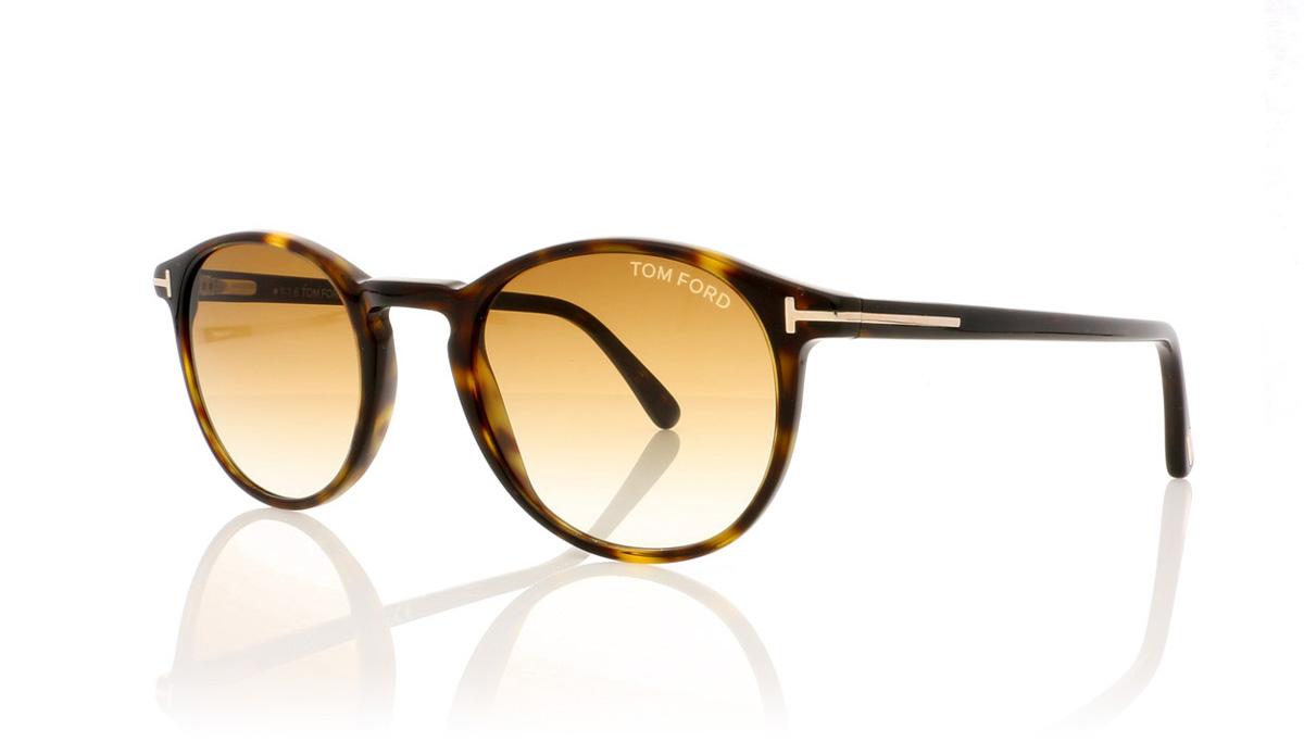 Tom Ford ANDREA-02 TF0539 Dark Havana/Brown Gradient Lenses 52F Sunglasses