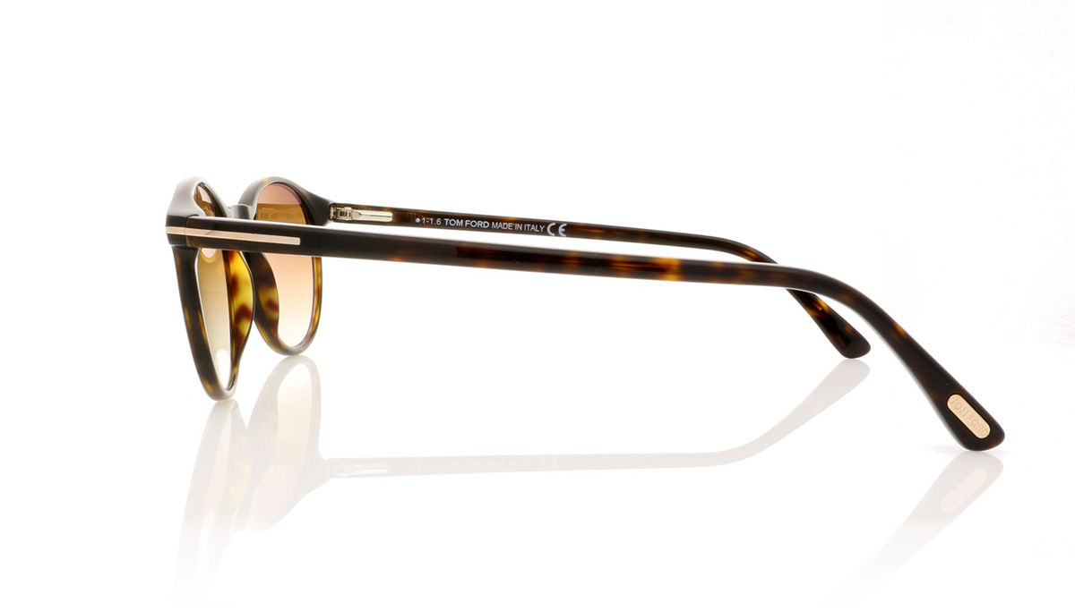 Tom Ford ANDREA-02 TF0539 Dark Havana/Brown Gradient Lenses 52F Sunglasses