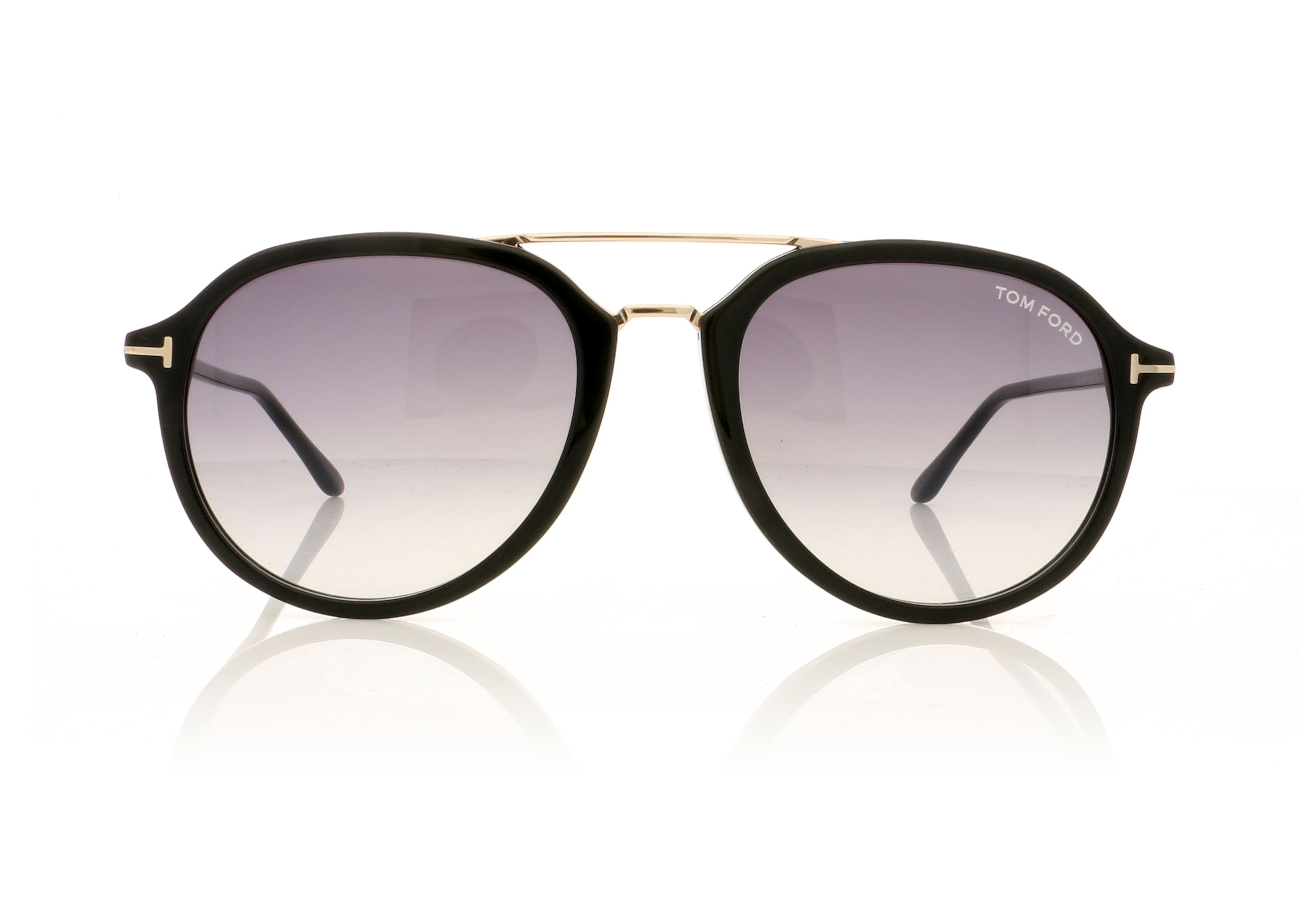 Tom Ford RUPERT TF0674 Black/Gradient Smoke Lenses 01B Sunglasses