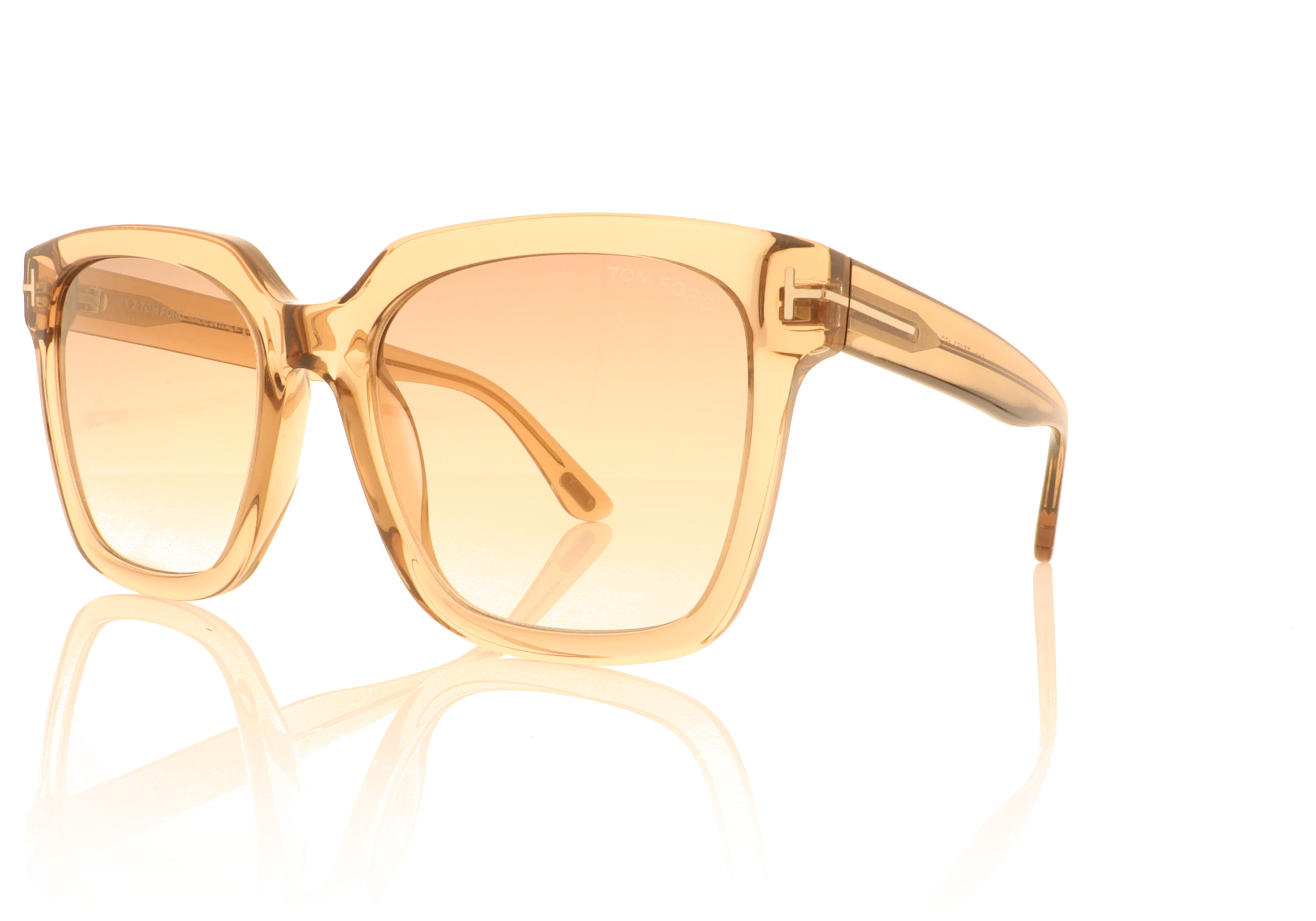 Tom Ford Selby TF0952/S Shiny Light Brown 45G Sunglasses