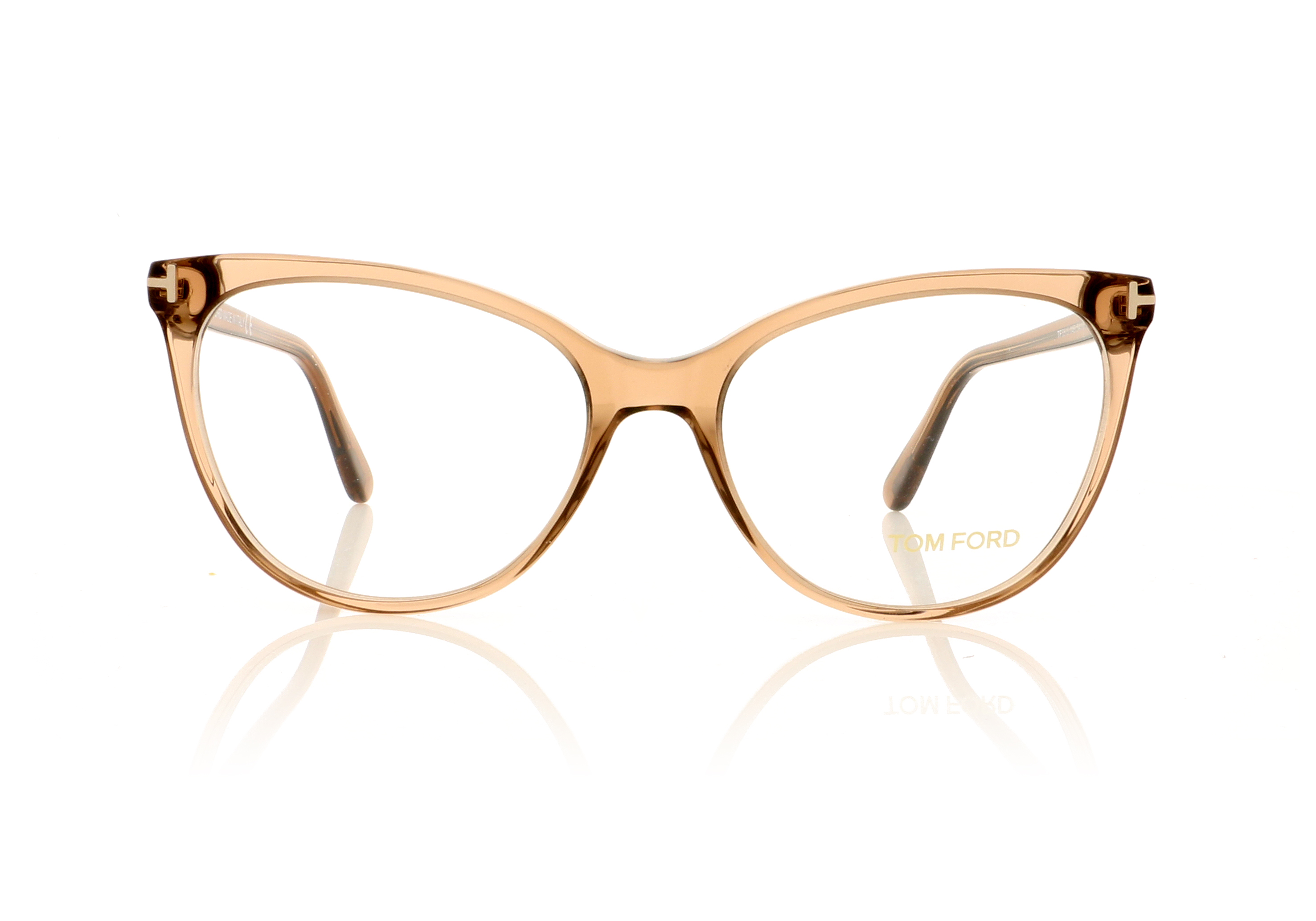 Tom Ford TF5513 Transparent Brown 45 Glasses