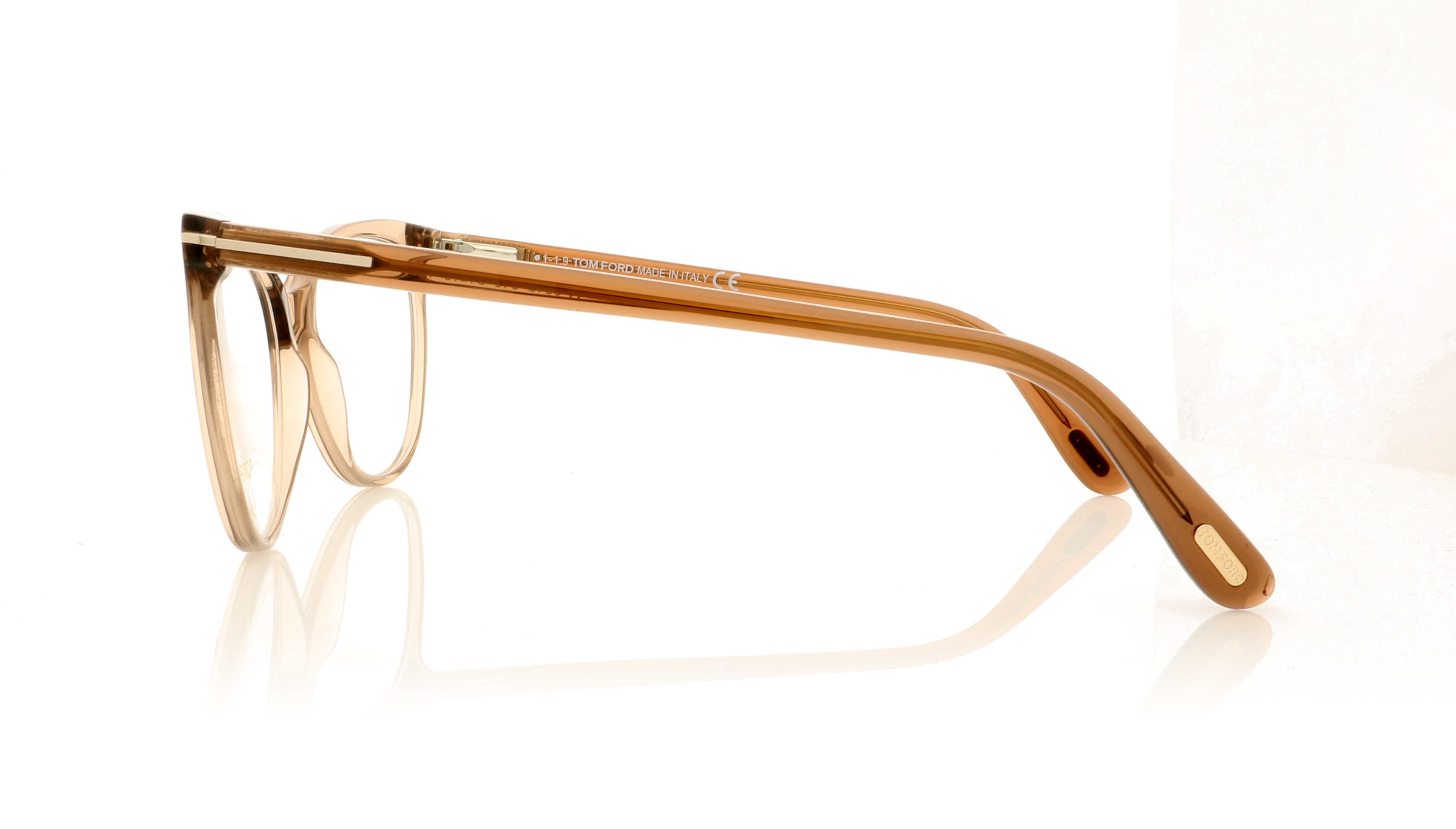 Tom Ford TF5513 Transparent Brown 45 Glasses