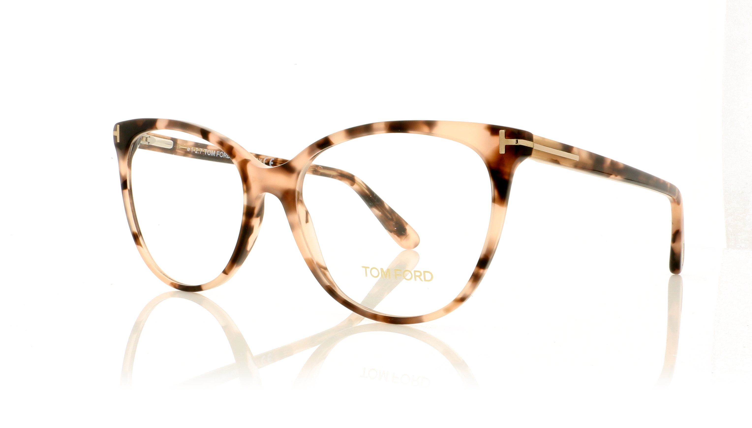 Tom Ford TF5513 Coloured Havana 55 Glasses