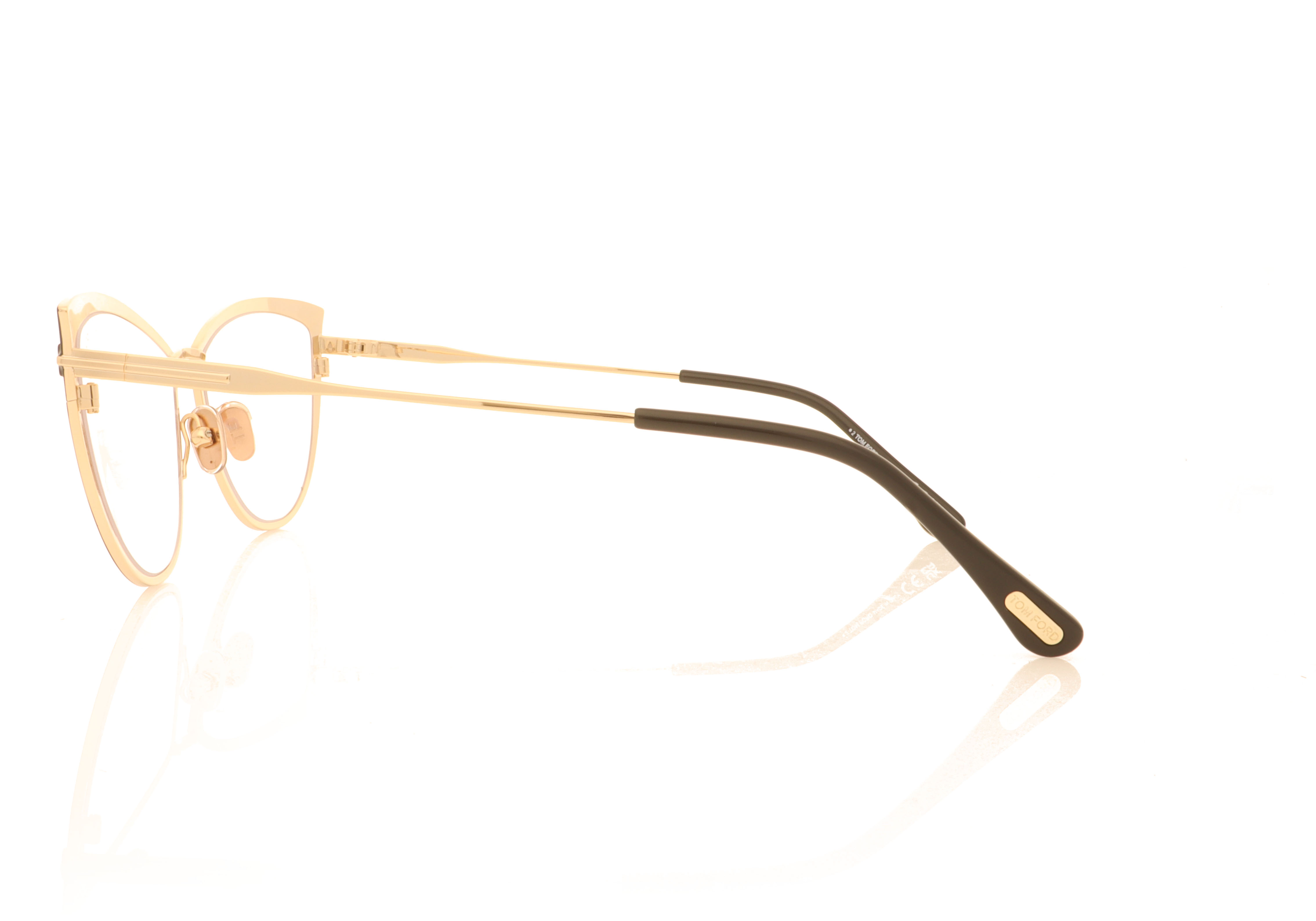 Tom Ford FT5877 Black/Gold 001 Glasses