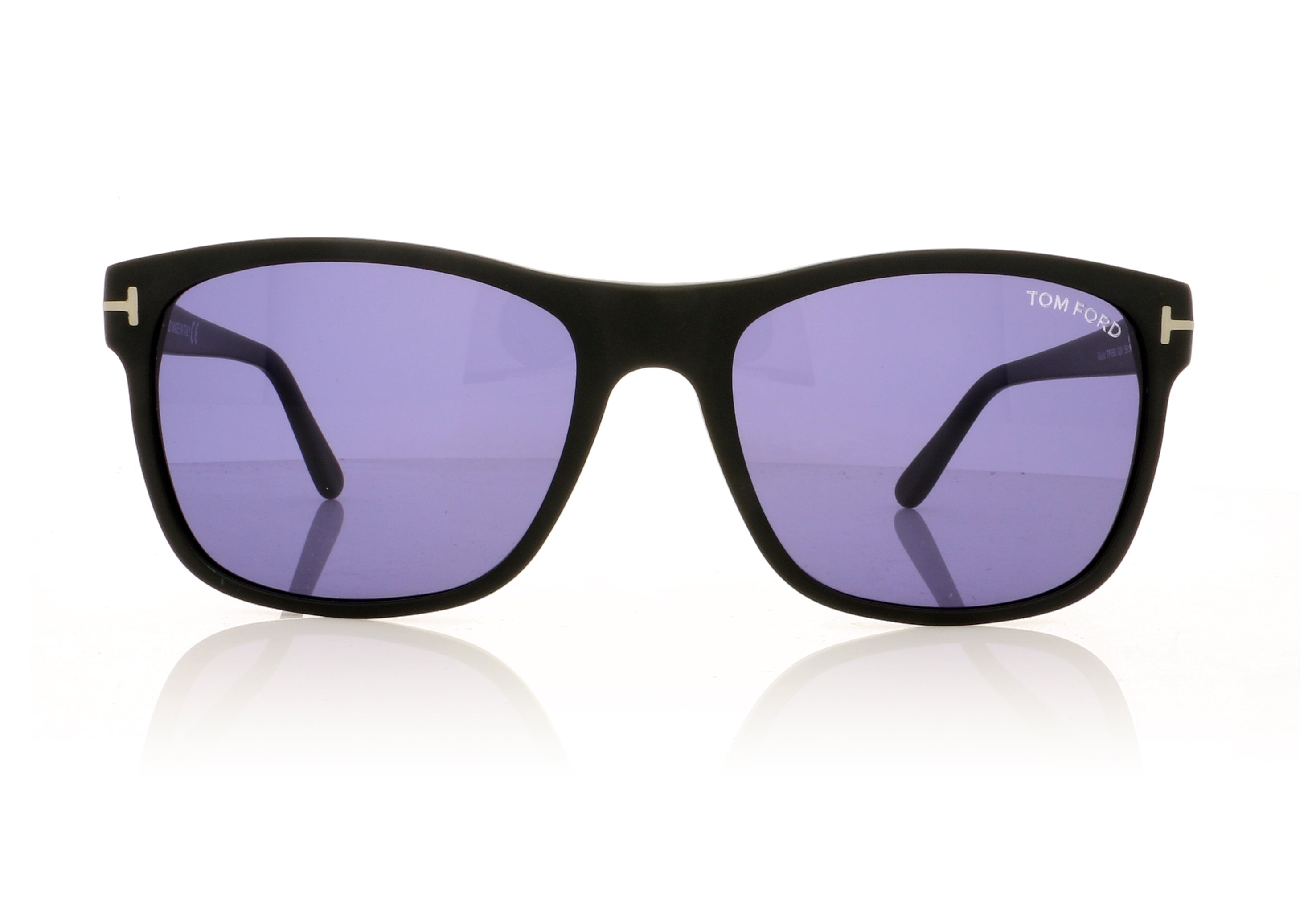 Tom Ford Giulio TF698 Matte Black/Blue Lenses 02V Sunglasses