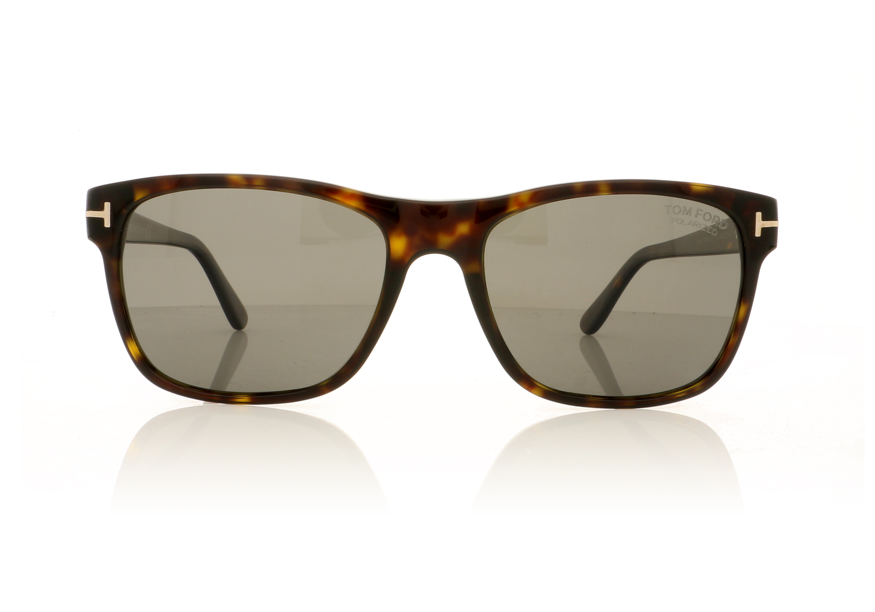 Tom Ford Giulio TF698 Dark Havana/Polarized Smoke Lenses 52D Sunglasses